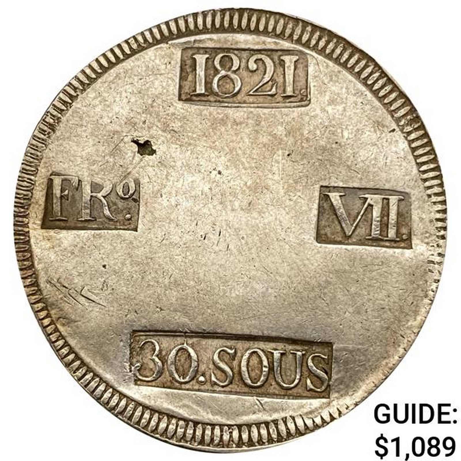 1821 Spain Majorca 30 Sueldos Ferdninand VII CLOSELY UNCIRCULATED: 1821 Spain Majorca 30 Sueldos Ferdninand VII CLOSELY UNCIRCULATED