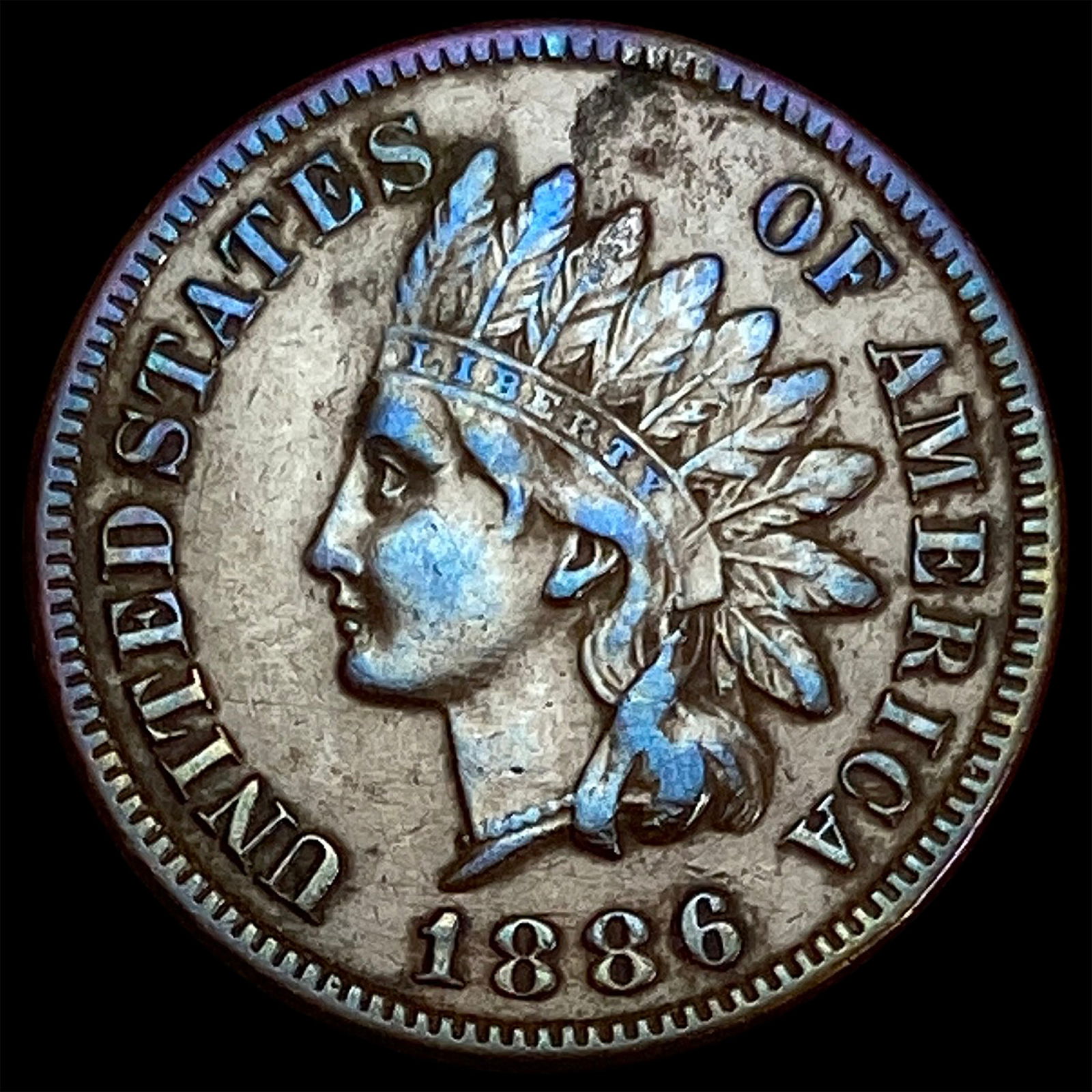 1886 Indian Head Cent CHOICE AU (1 of 2)