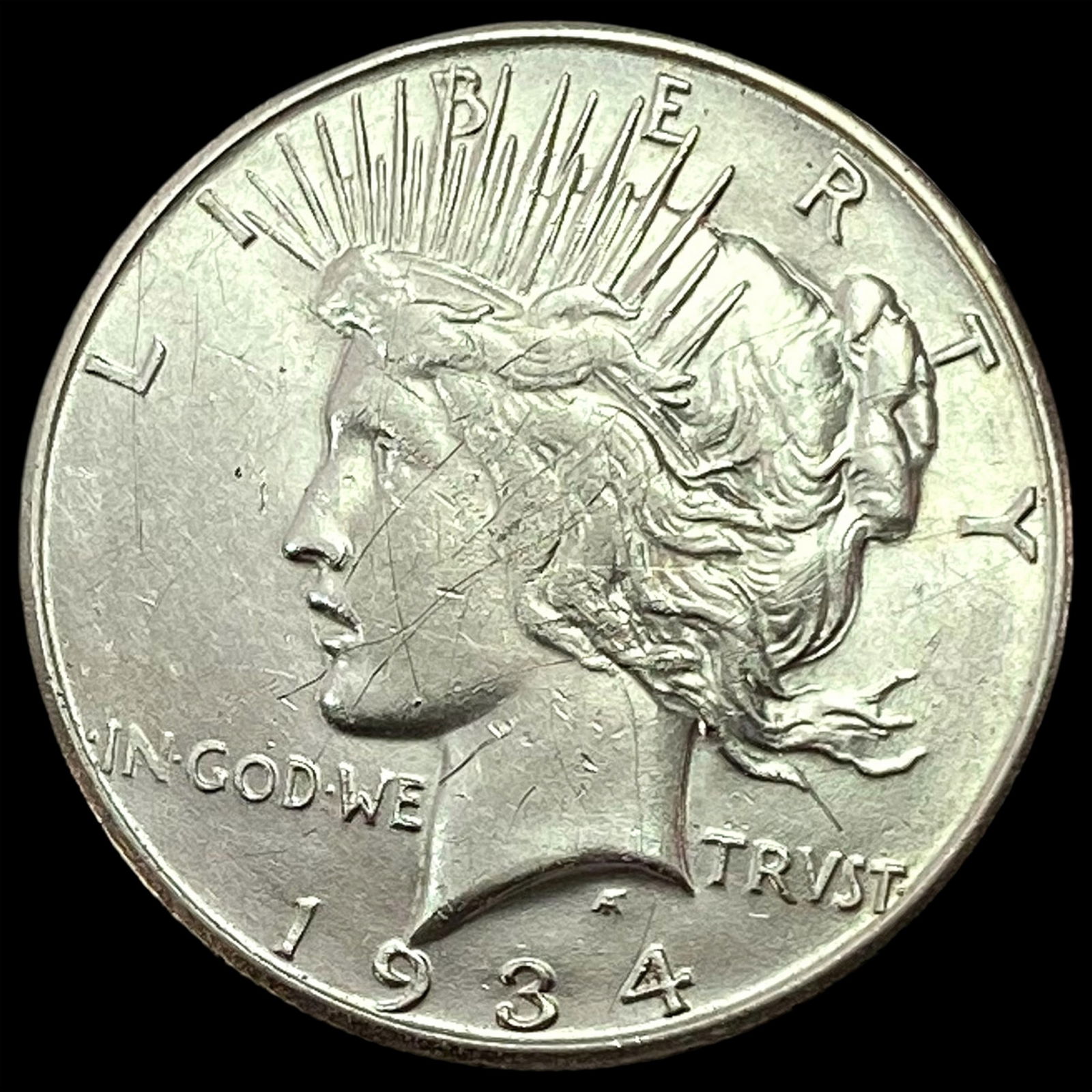 1934-S Silver Peace Dollar HIGH GRADE (1 of 2)