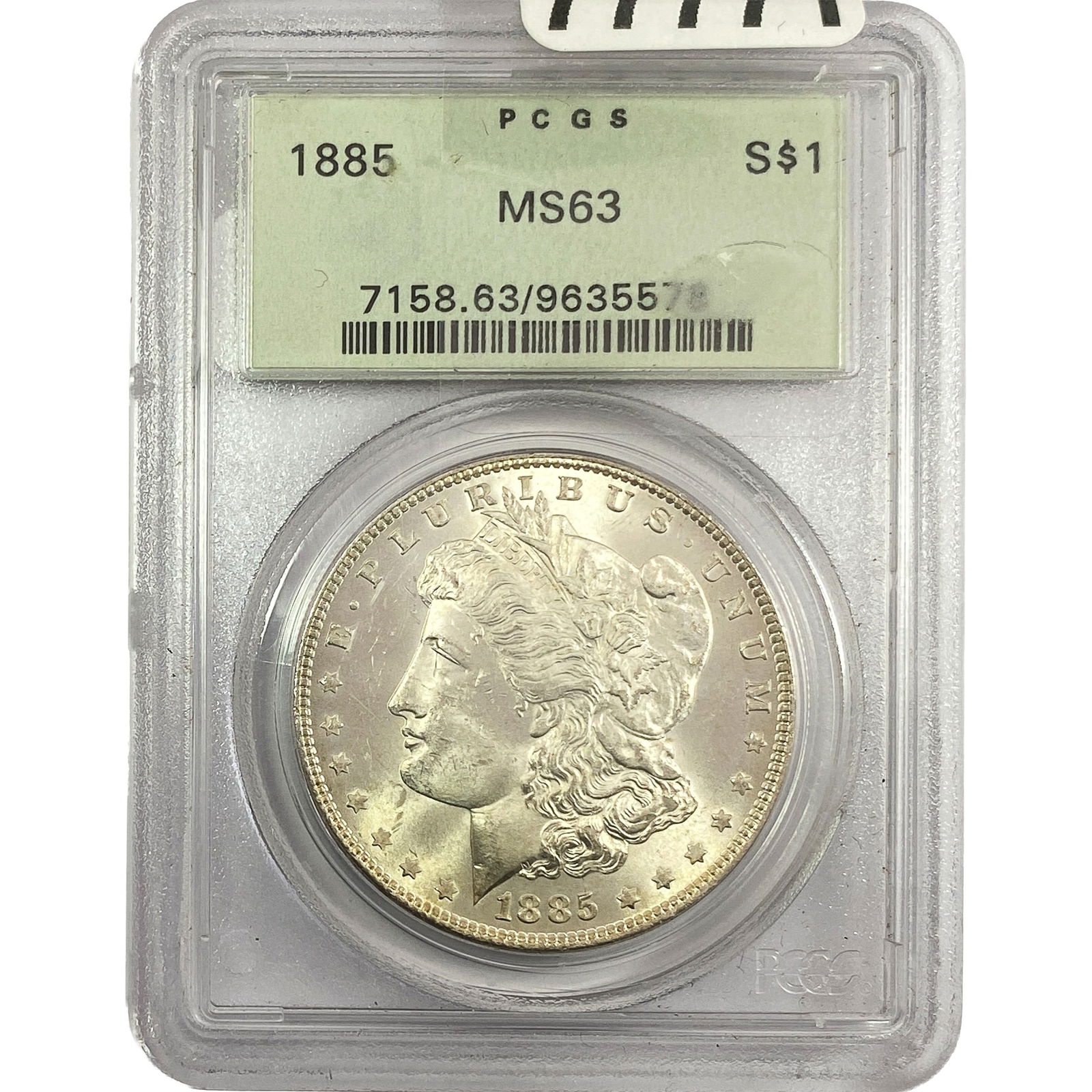 1885 Morgan Silver Dollar PCGS MS63 (1 of 2)