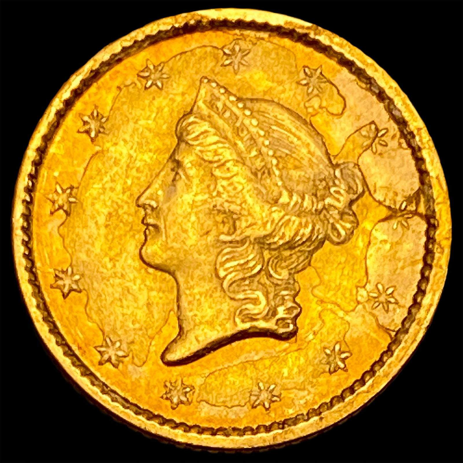 1851 Gold $1 Liberty Type 1 HIGH GRADE (1 of 2)
