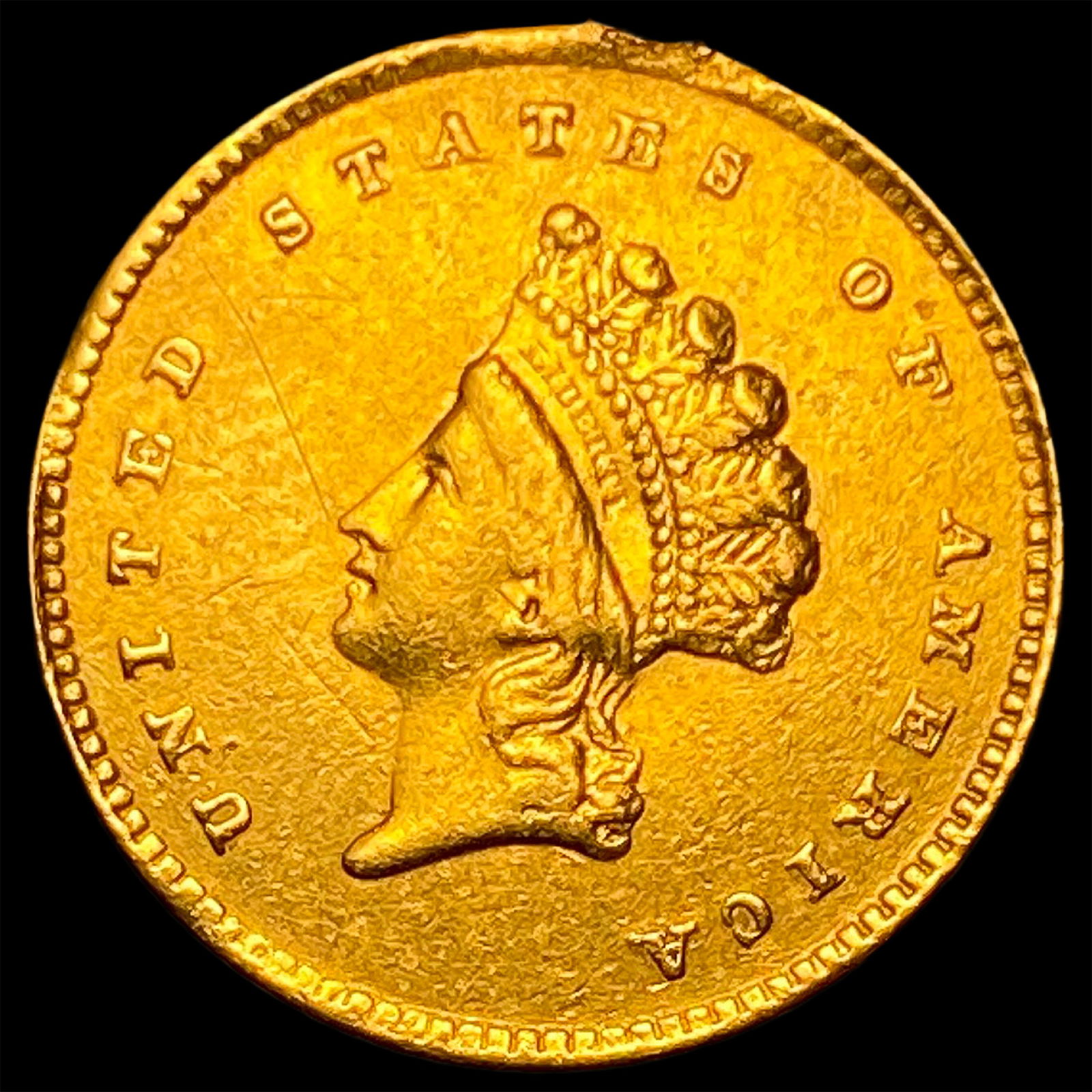 1854 $1 Gold Indian Princess Type 2 HIGH  GRADE (1 of 2)