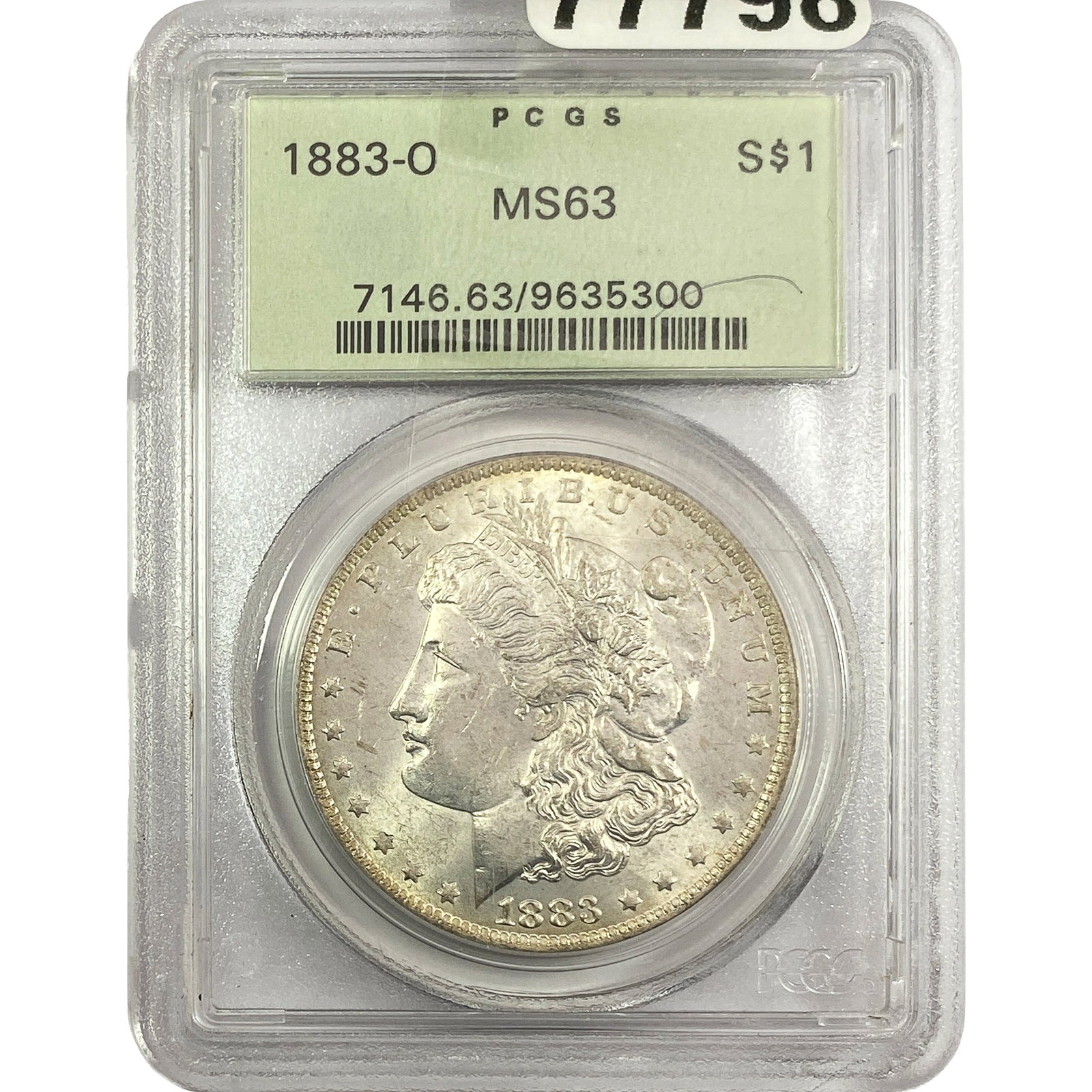 1883-O Morgan Silver Dollar PCGS MS63: 1883-O Morgan Silver Dollar PCGS MS63