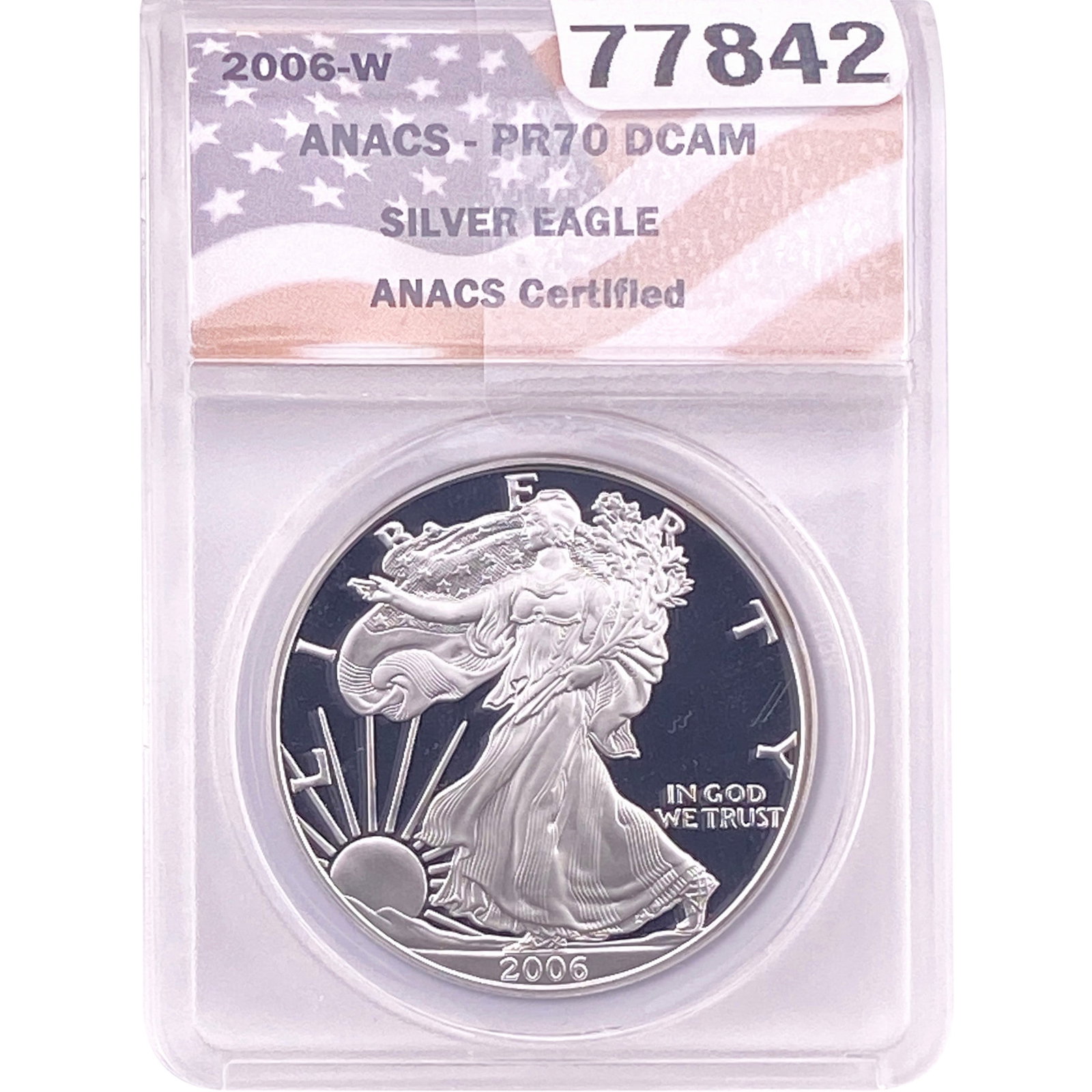 2006 Silver Eagle ANACS PR70 DCAM: 2006 Silver Eagle ANACS PR70 DCAM