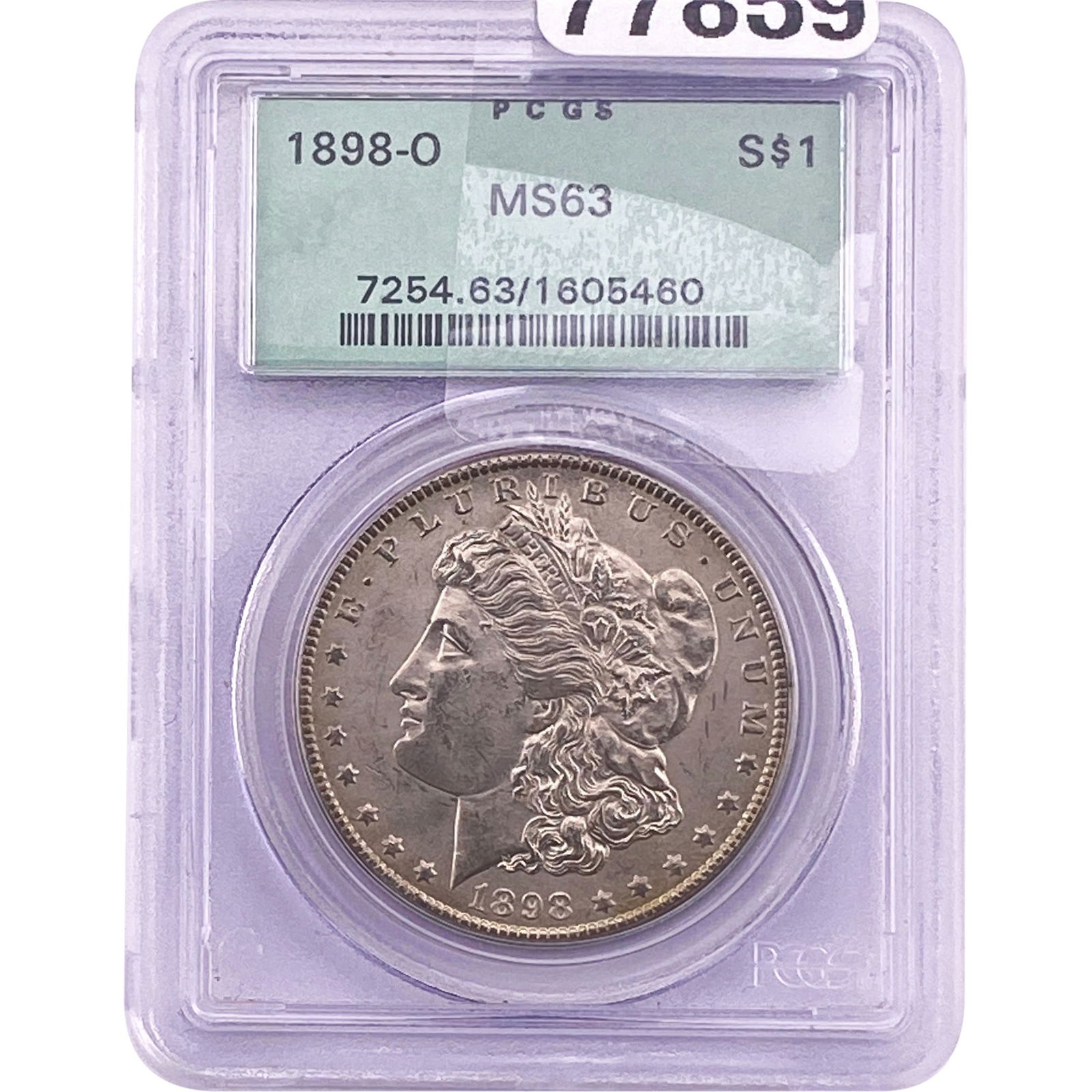 1898-O Morgan Silver Dollar PCGS MS63 (1 of 2)
