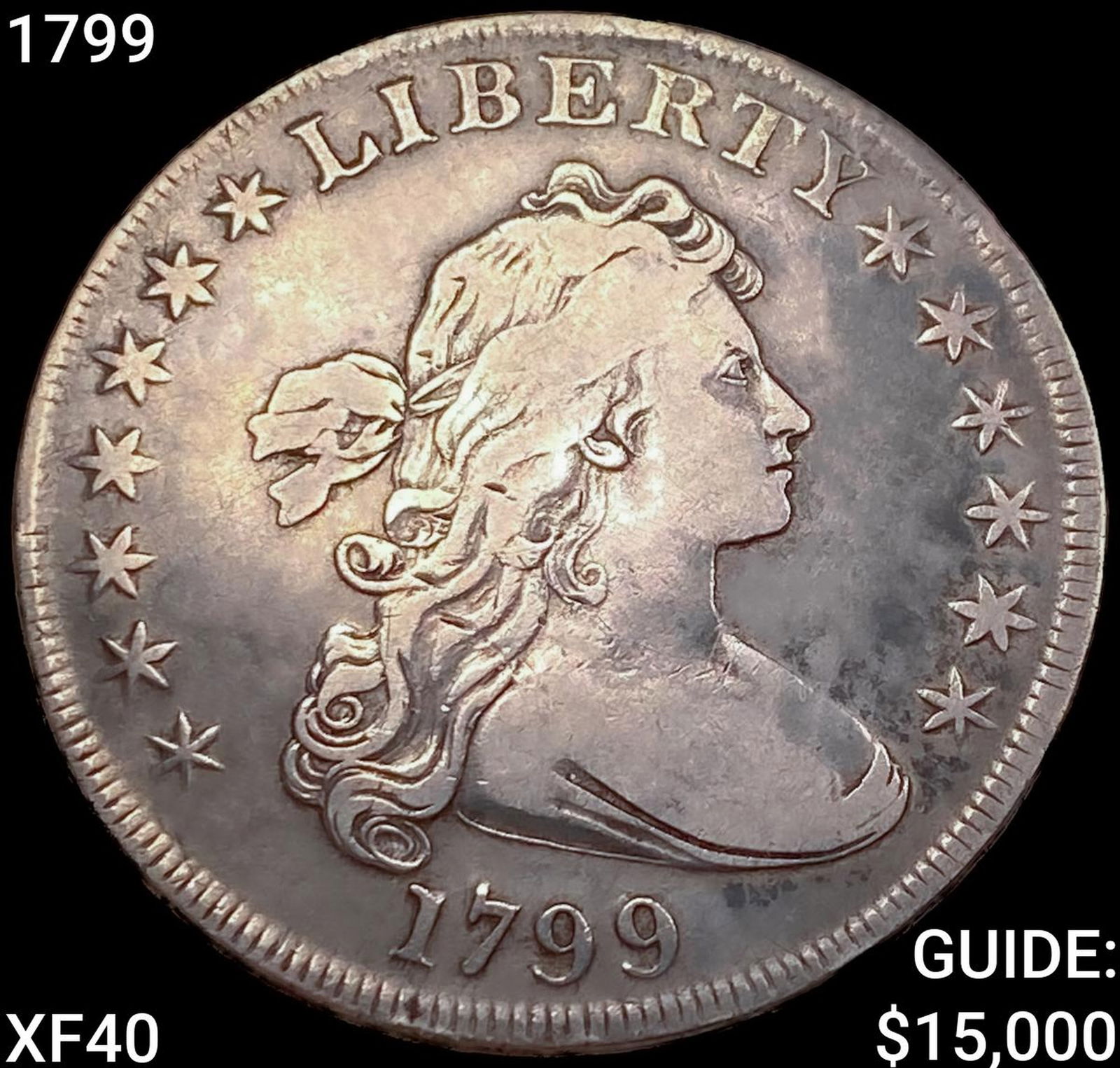 1799 Draped Bust Dollar NEARLY UNCIRCULATED (1 of 2)