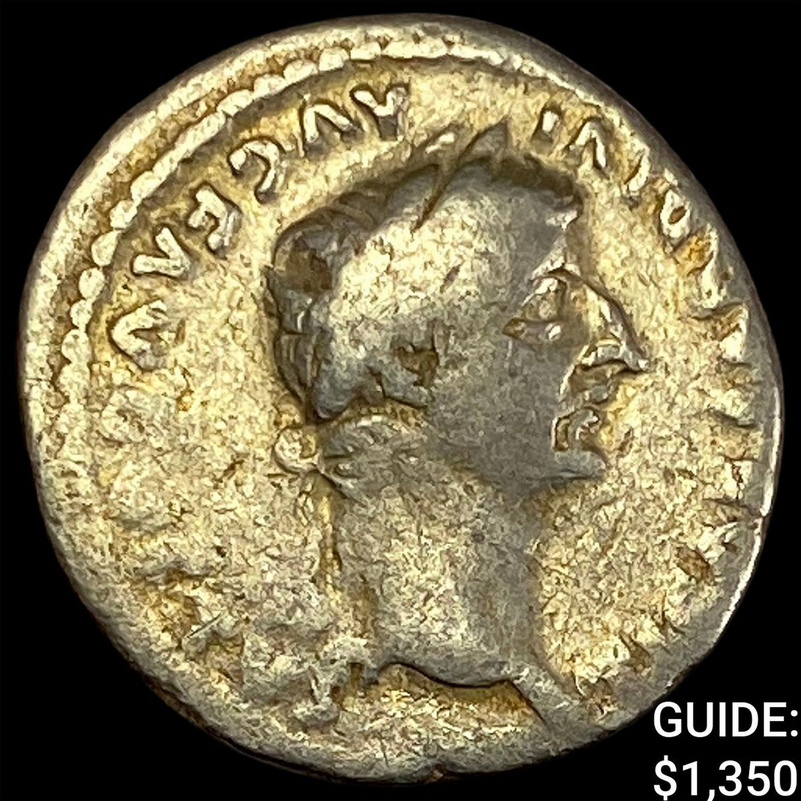 Tiberius 14-37 AD Silver Denarius Tribute Penny NEARLY UNCIRCULATED (1 of 2)