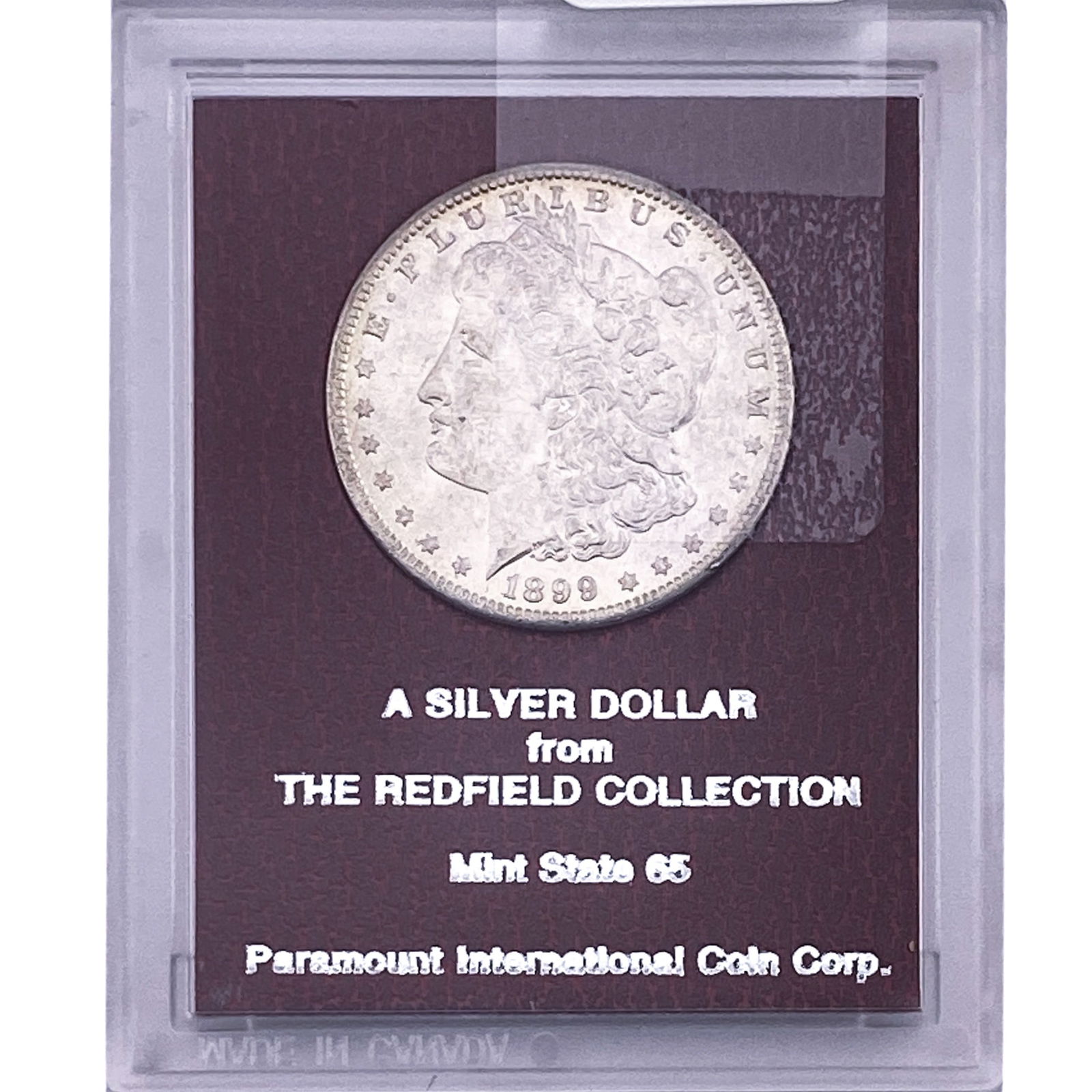 1899-O Morgan Silver Dollar Redfield MS65 (1 of 2)