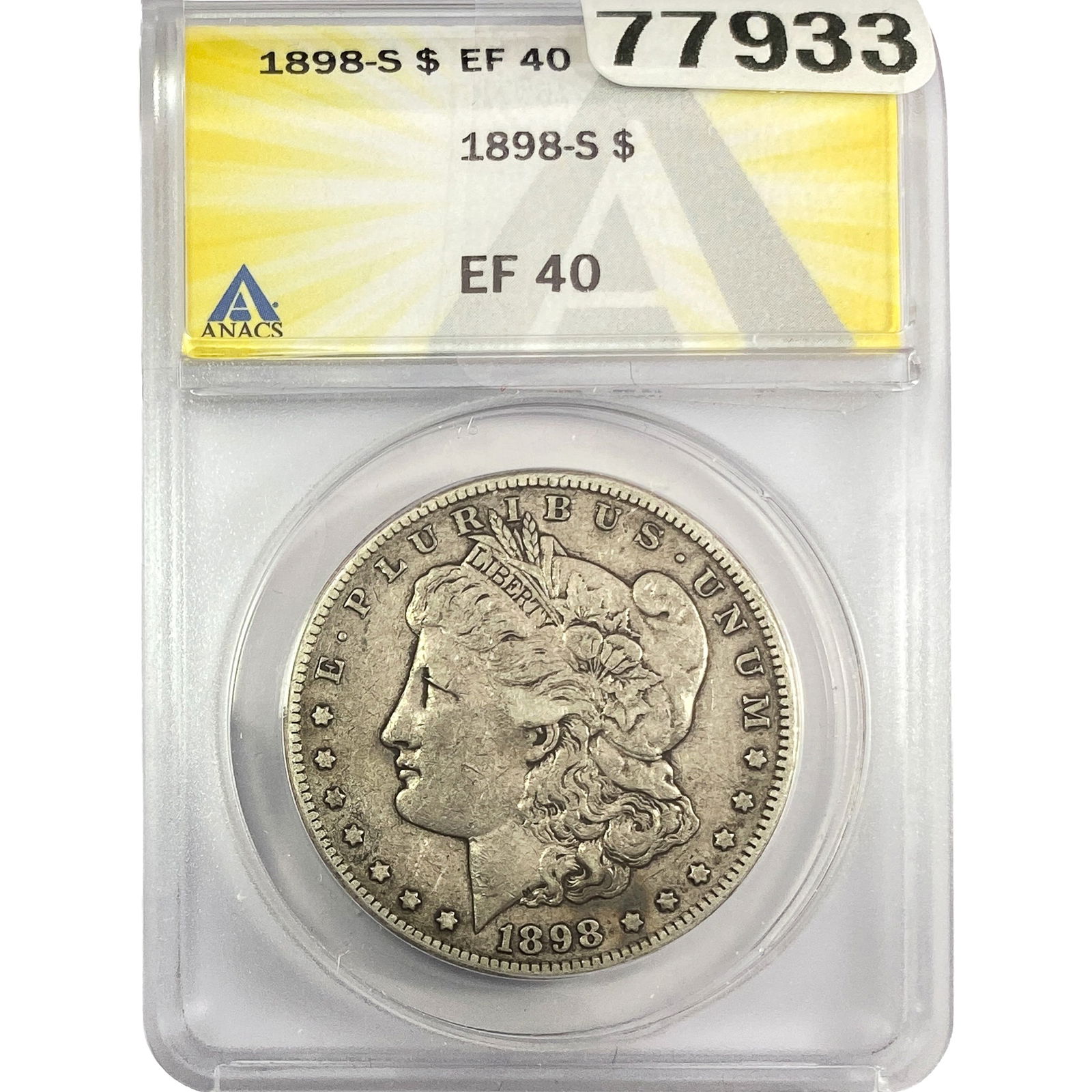 1898-S Morgan Silver Dollar ANACS EF40 (1 of 2)
