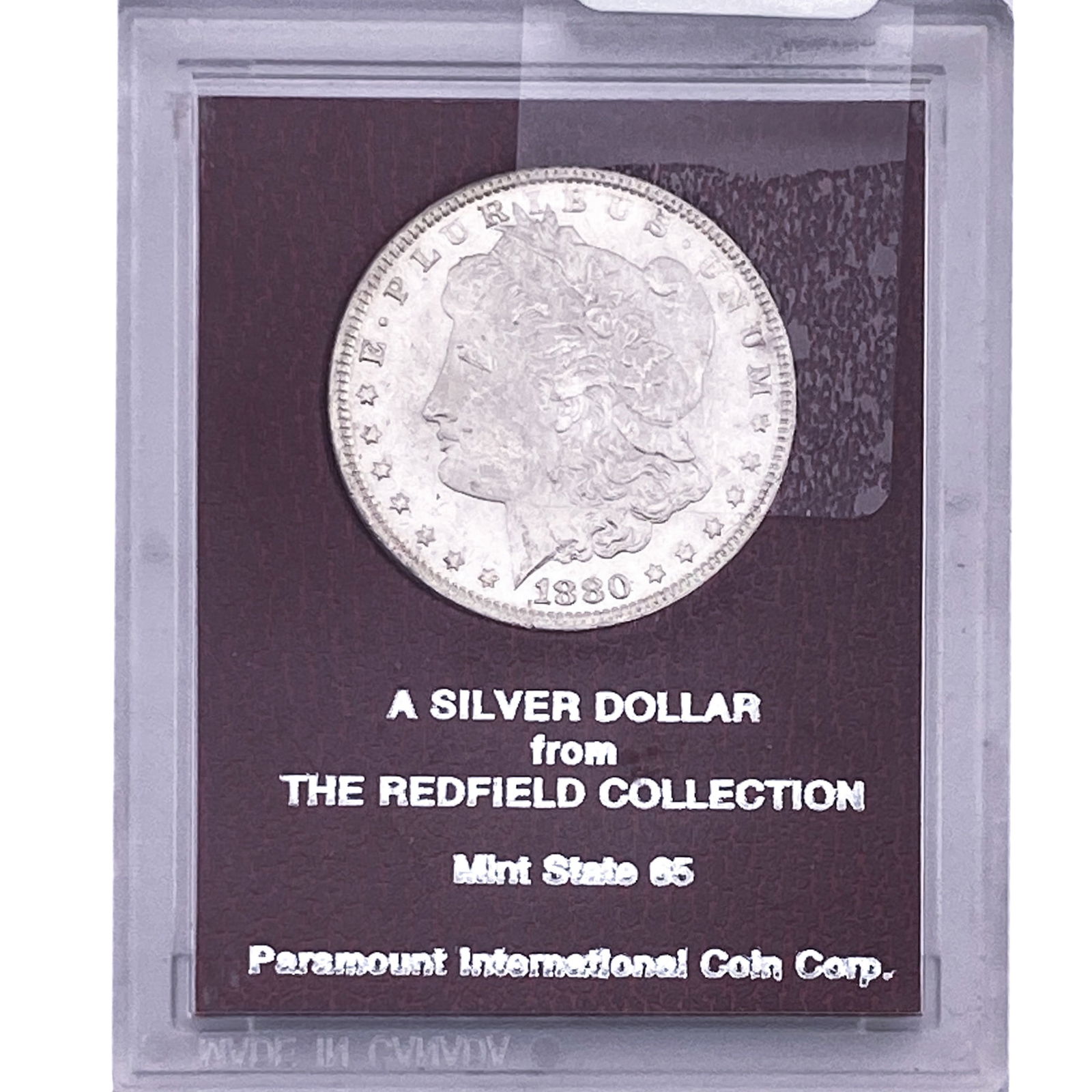 1880 Morgan Silver Dollar Redfield MS65 (1 of 2)