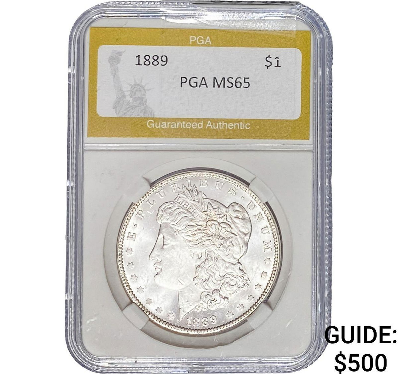 1889 Morgan Silver Dollar PGA MS65 (1 of 2)