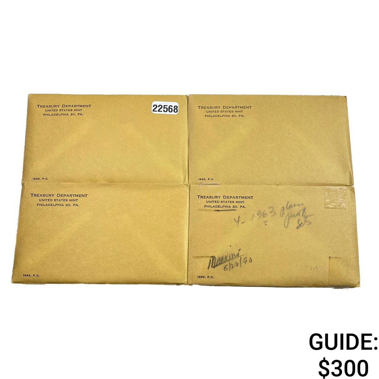 [20 Coins] 1963 US Mint Proof Sets (1 of 2)