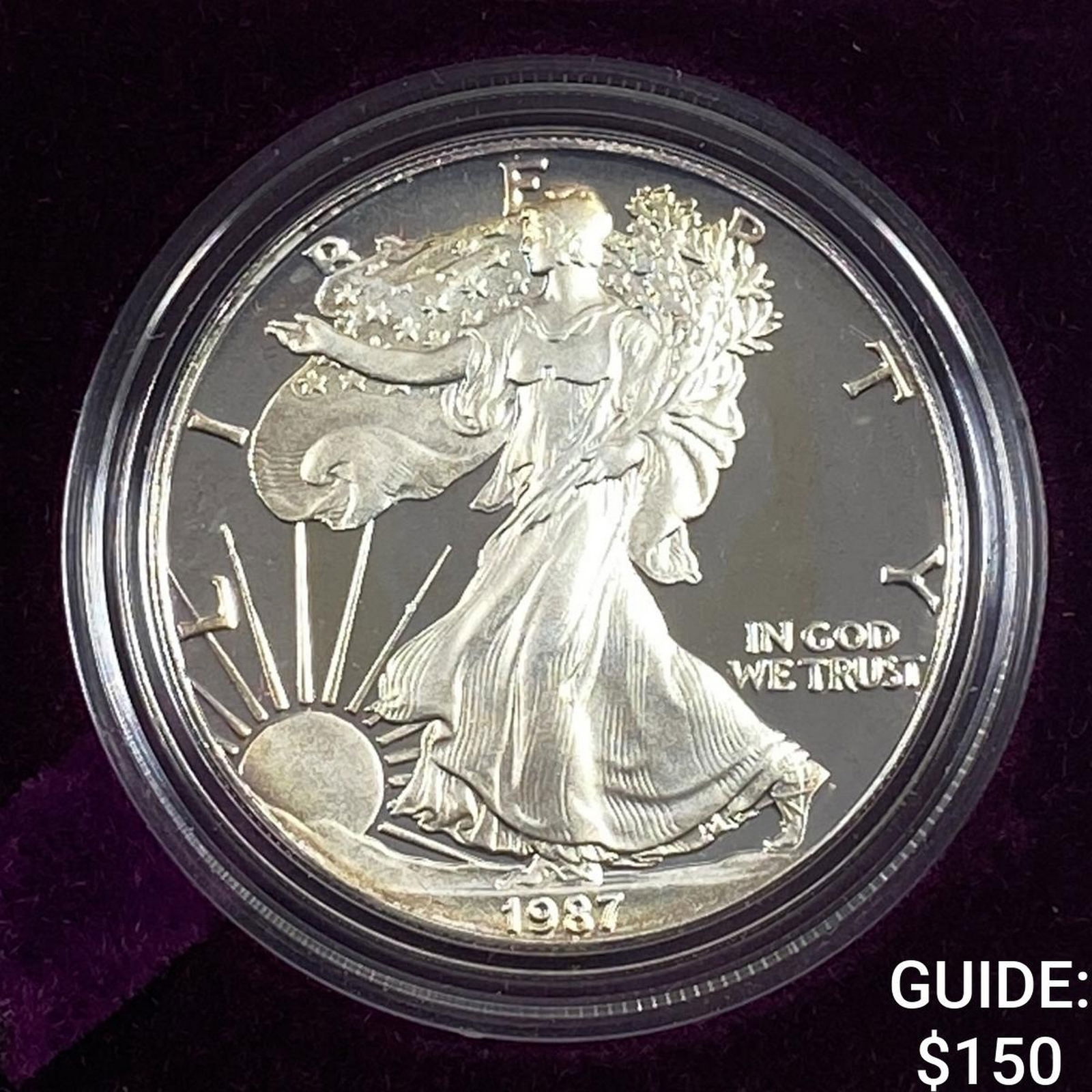 1987 1oz Proof Silver Eagle Coin (1 of 3)