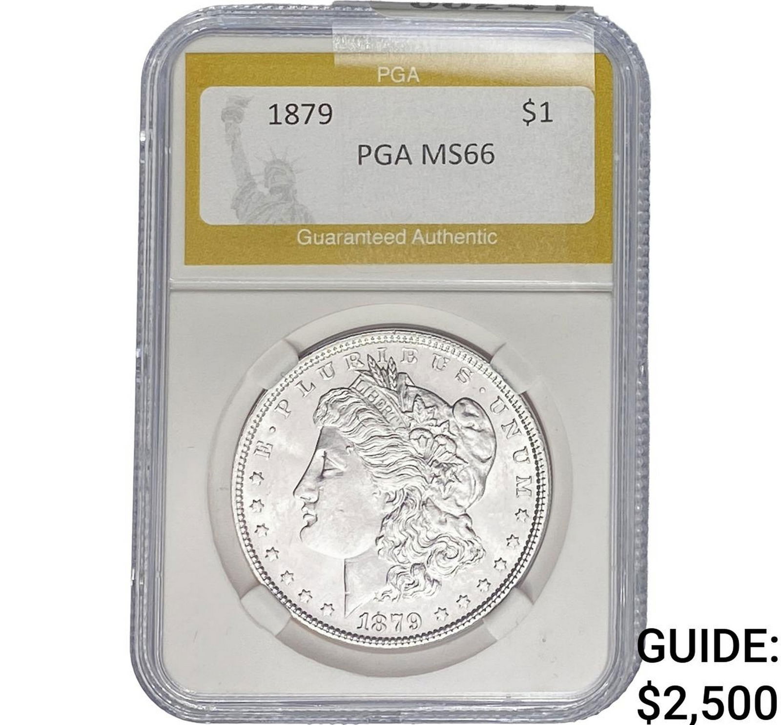 1879 Morgan Silver Dollar PGA MS66 (1 of 2)