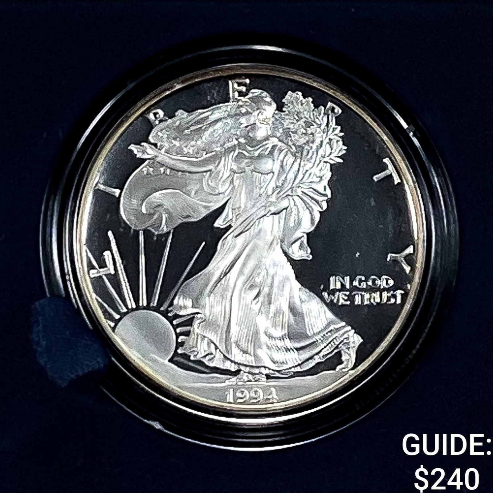 1994 1oz Proof Silver Eagle w/ Box (1 of 3)