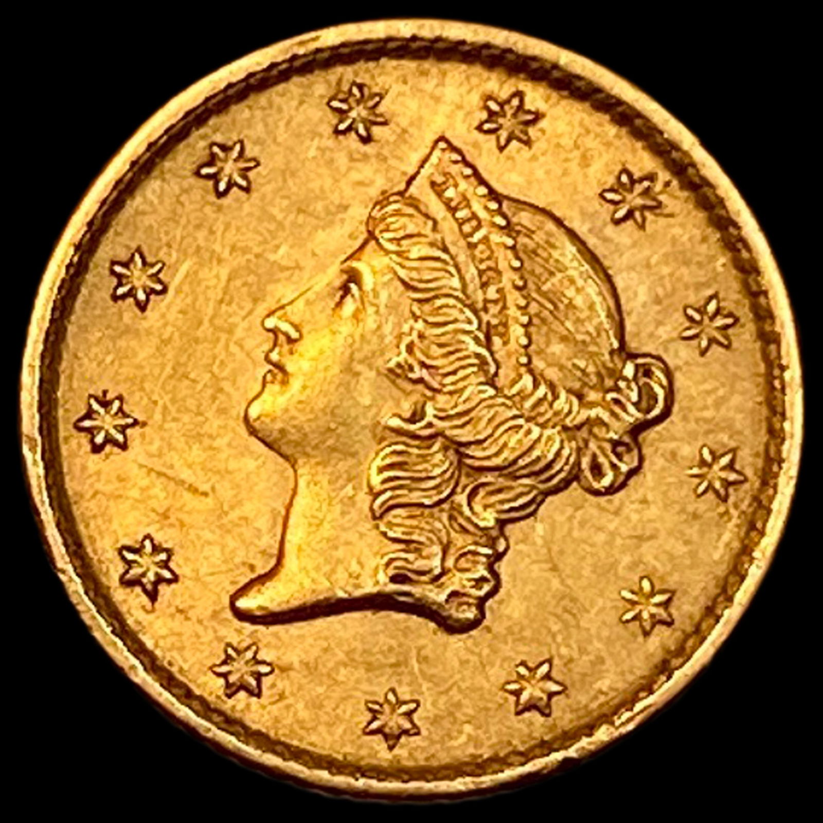 1853 Gold $1 Liberty Type 1 HIGH GRADE (1 of 2)