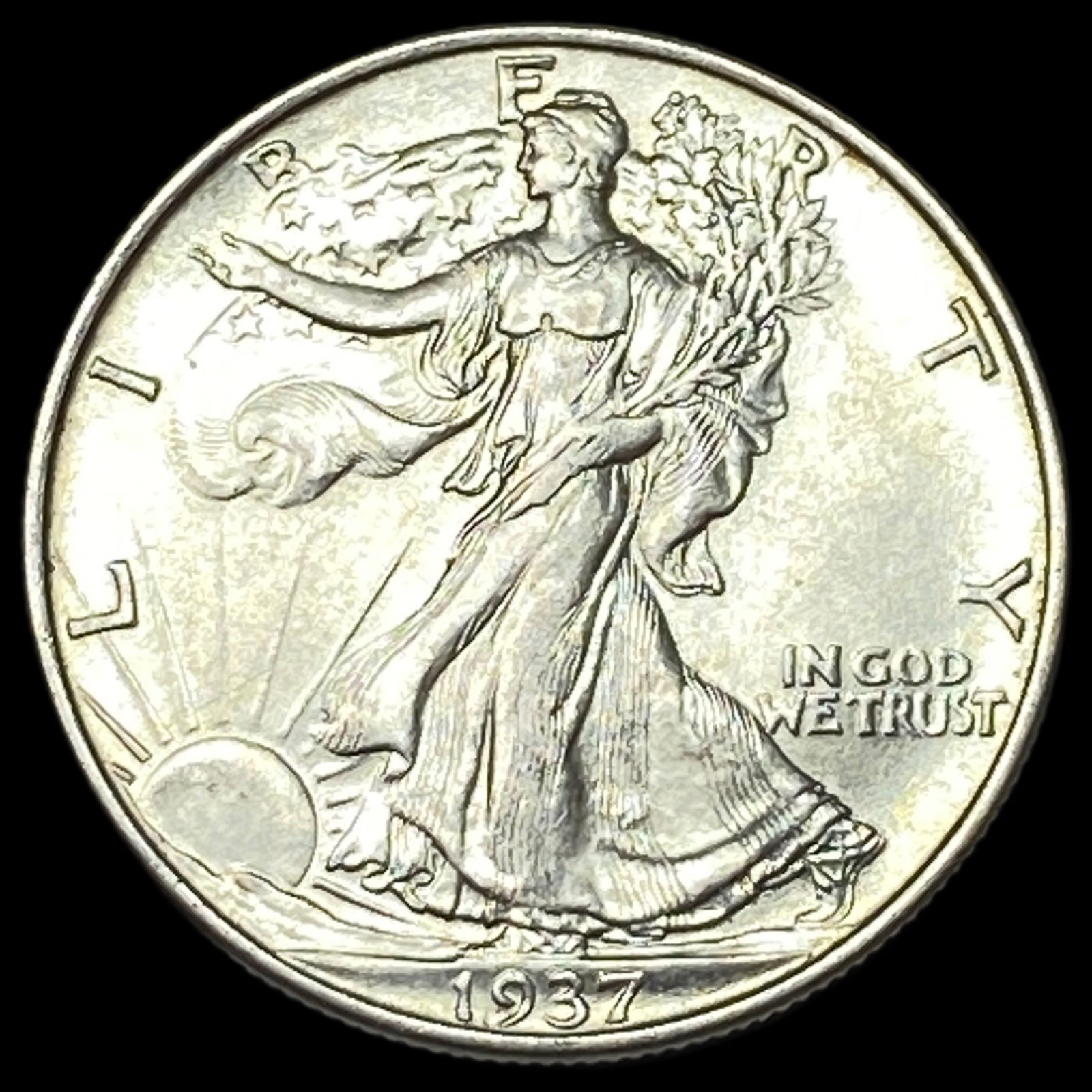 1937 Walking Liberty Half Dollar UNCIRCULATED (1 of 2)