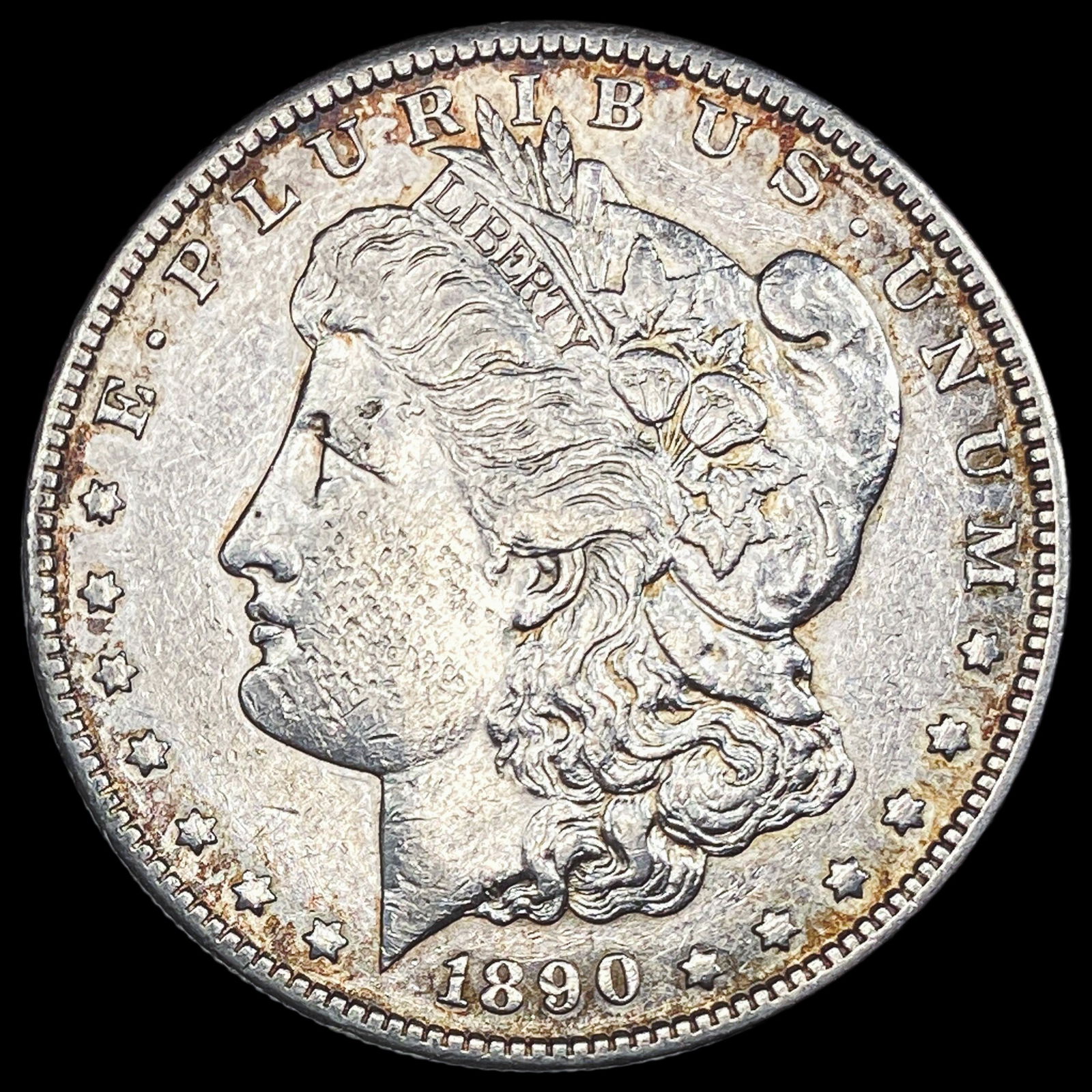 1890-S Silver Morgan Dollar CLOSELY UNCIRCULATED (1 of 2)