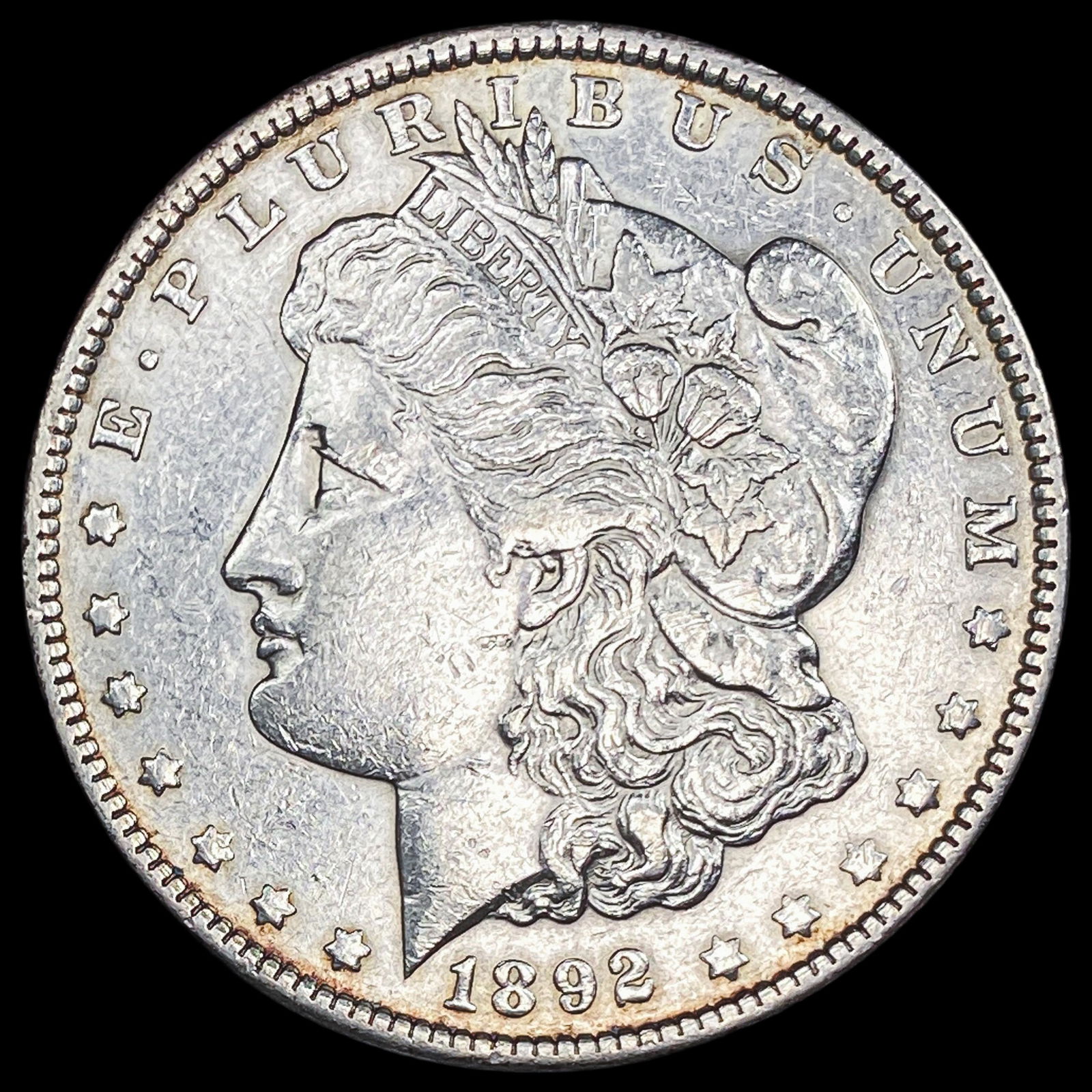 1892-S Silver Morgan Dollar CLOSELY UNCIRCULATED (1 of 2)