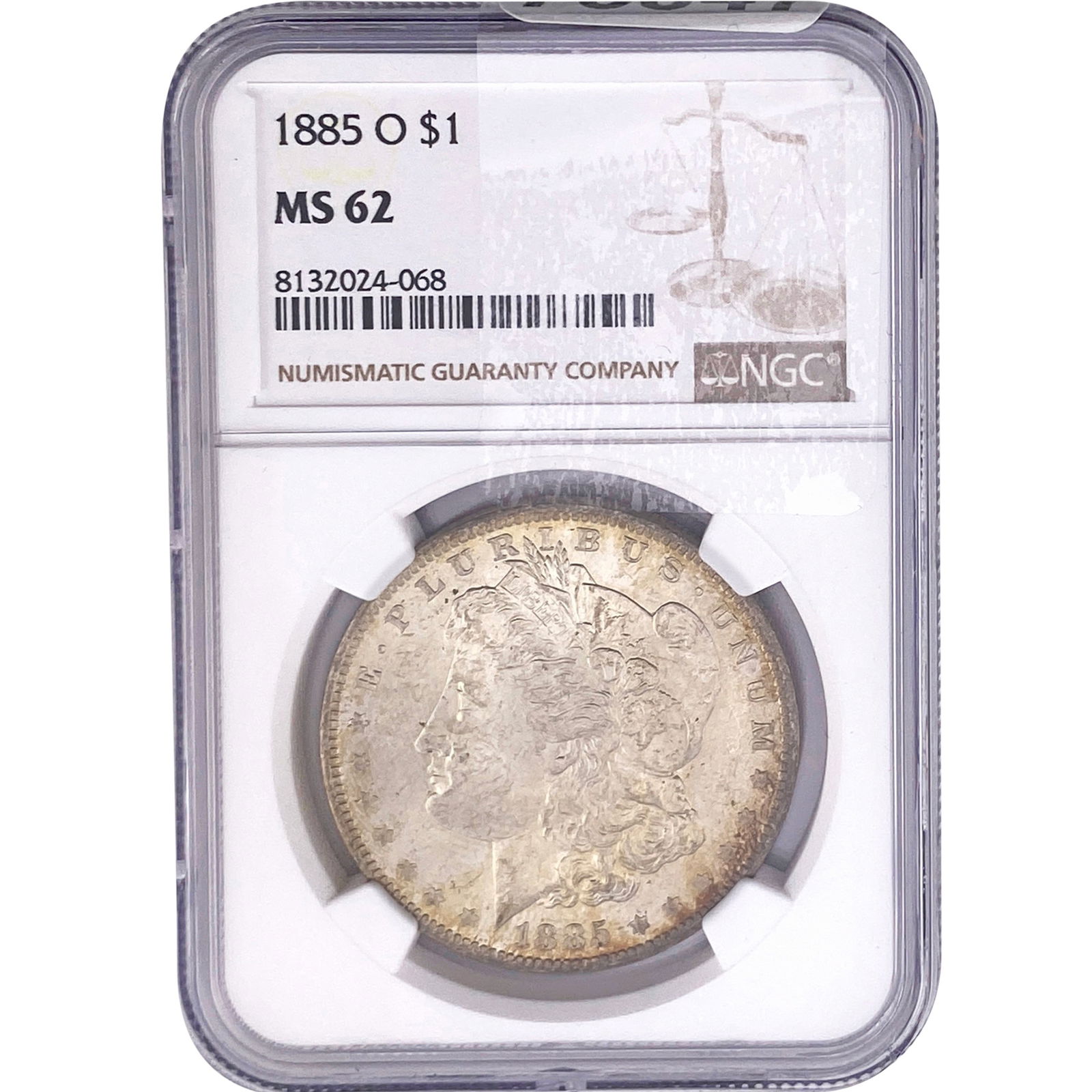 1885-O Morgan Silver Dollar NGC MS62 (1 of 2)