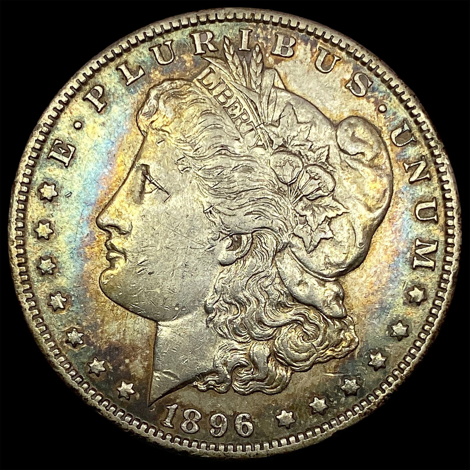 1896-O Silver Morgan Dollar CLOSELY UNCIRCULATED (1 of 2)