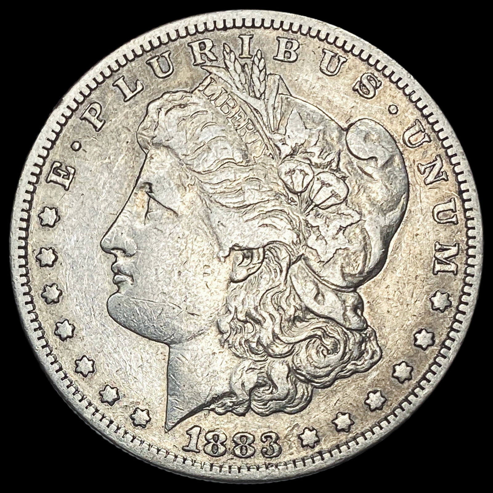 1883-S Silver Morgan Dollar NEARLY UNCIRCULATED (1 of 2)