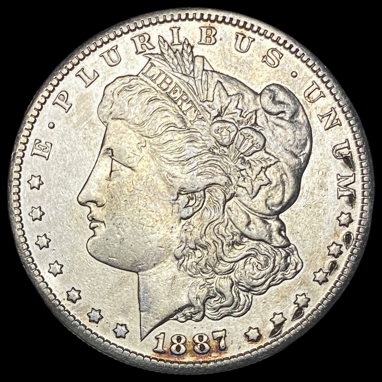 1887-S Silver Morgan Dollar CLOSELY UNCIRCULATED (1 of 2)
