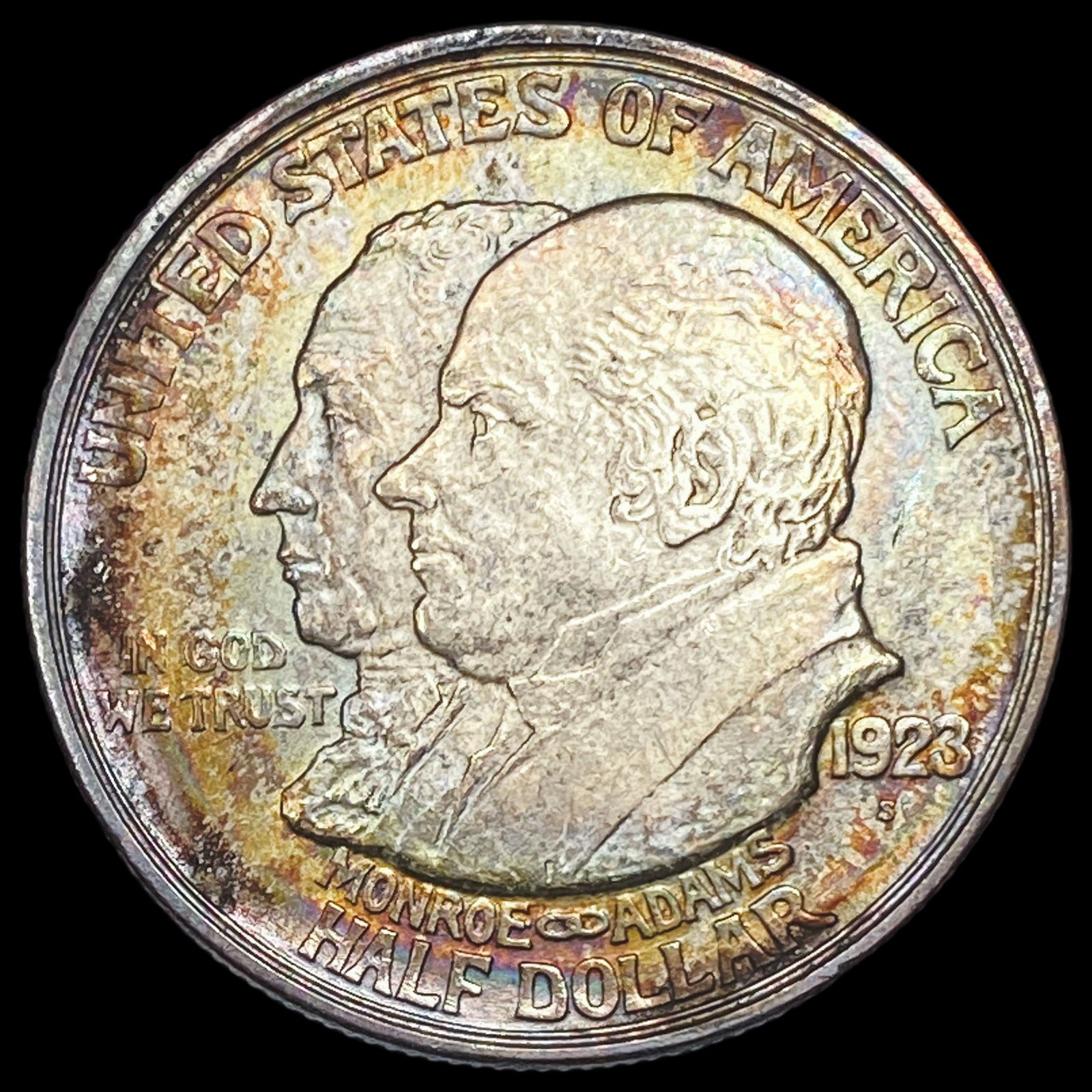 1923-S Silver Monroe Half Dollar GEM BU (1 of 2)