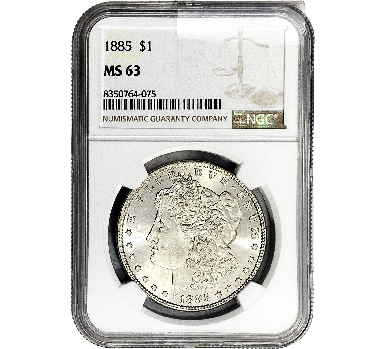 1885 Morgan Silver Dollar NGC MS63 (1 of 2)