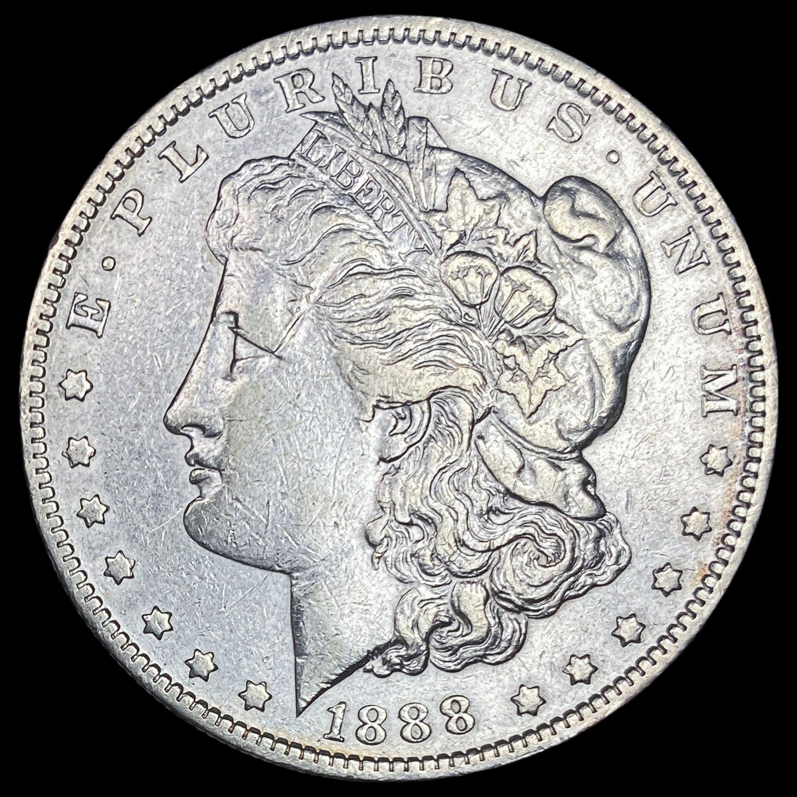 1888-O Silver Morgan Dollar NEARLY UNCIRCULATED (1 of 2)
