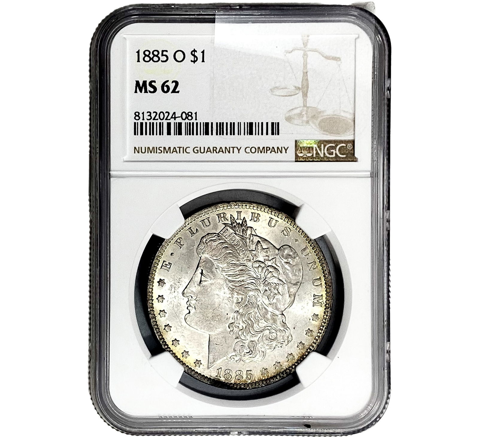 1885-O Morgan Silver Dollar NGC MS62 (1 of 2)