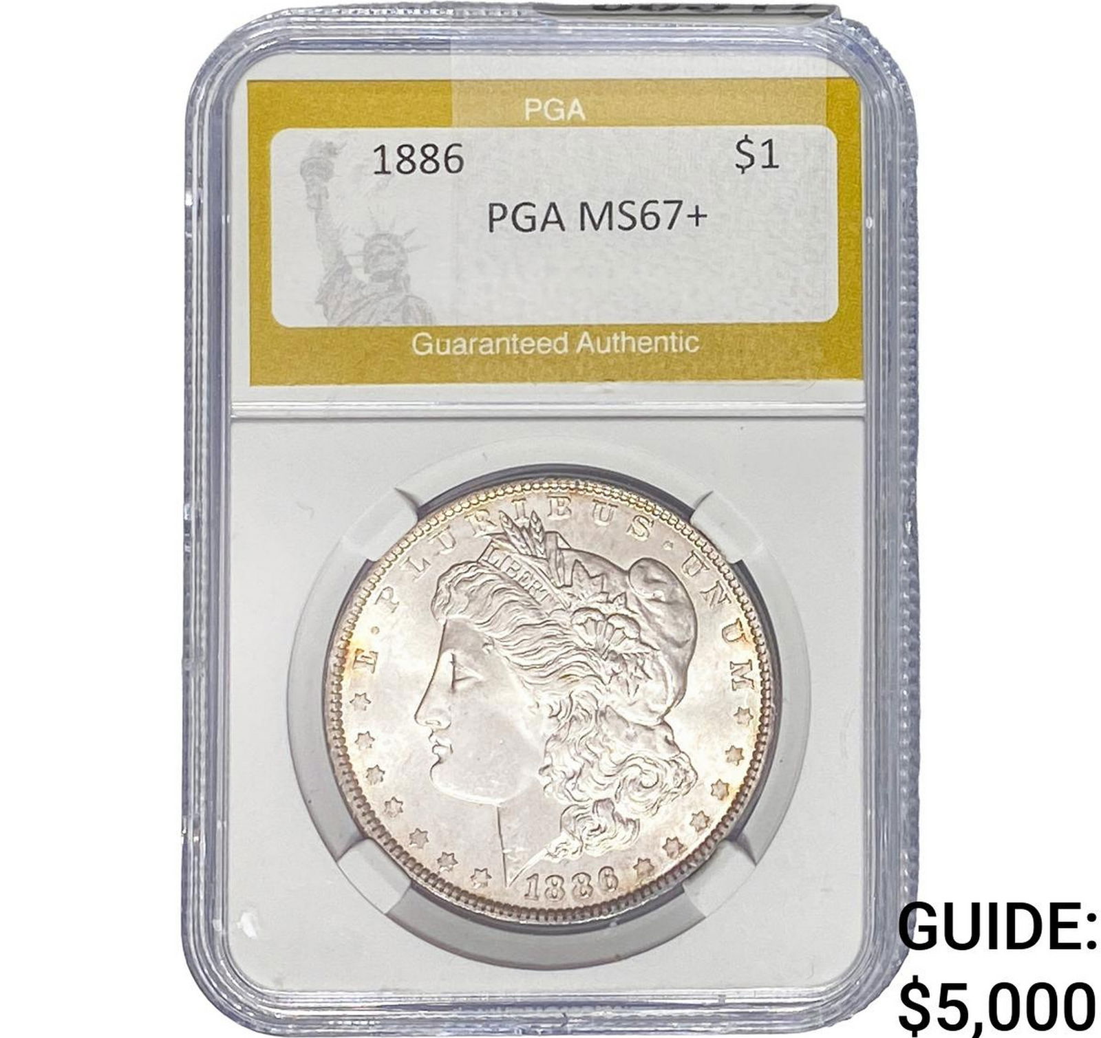 1886 Morgan Silver Dollar PGA MS67+ (1 of 2)