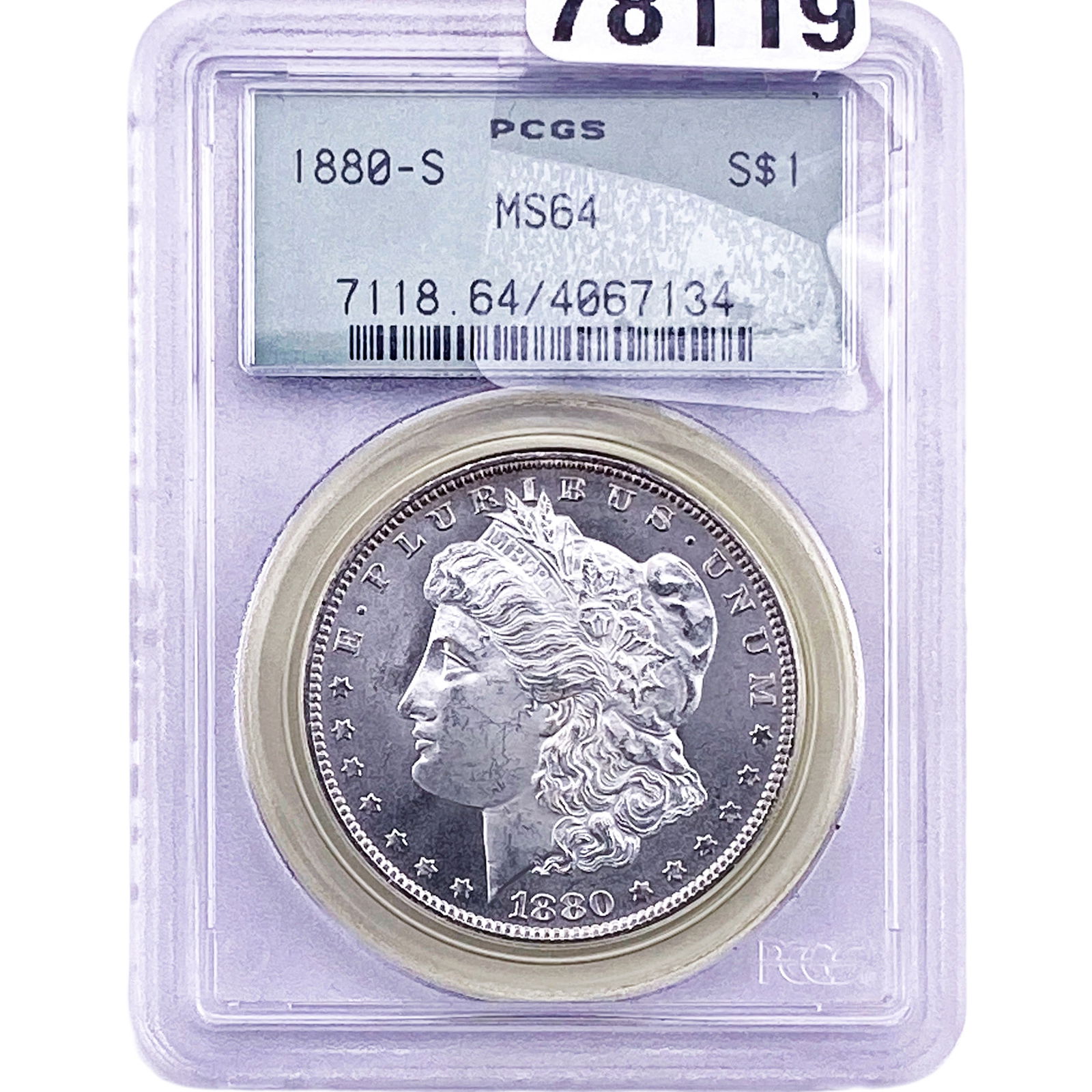 1880-S Morgan Silver Dollar PCGS MS64 (1 of 2)