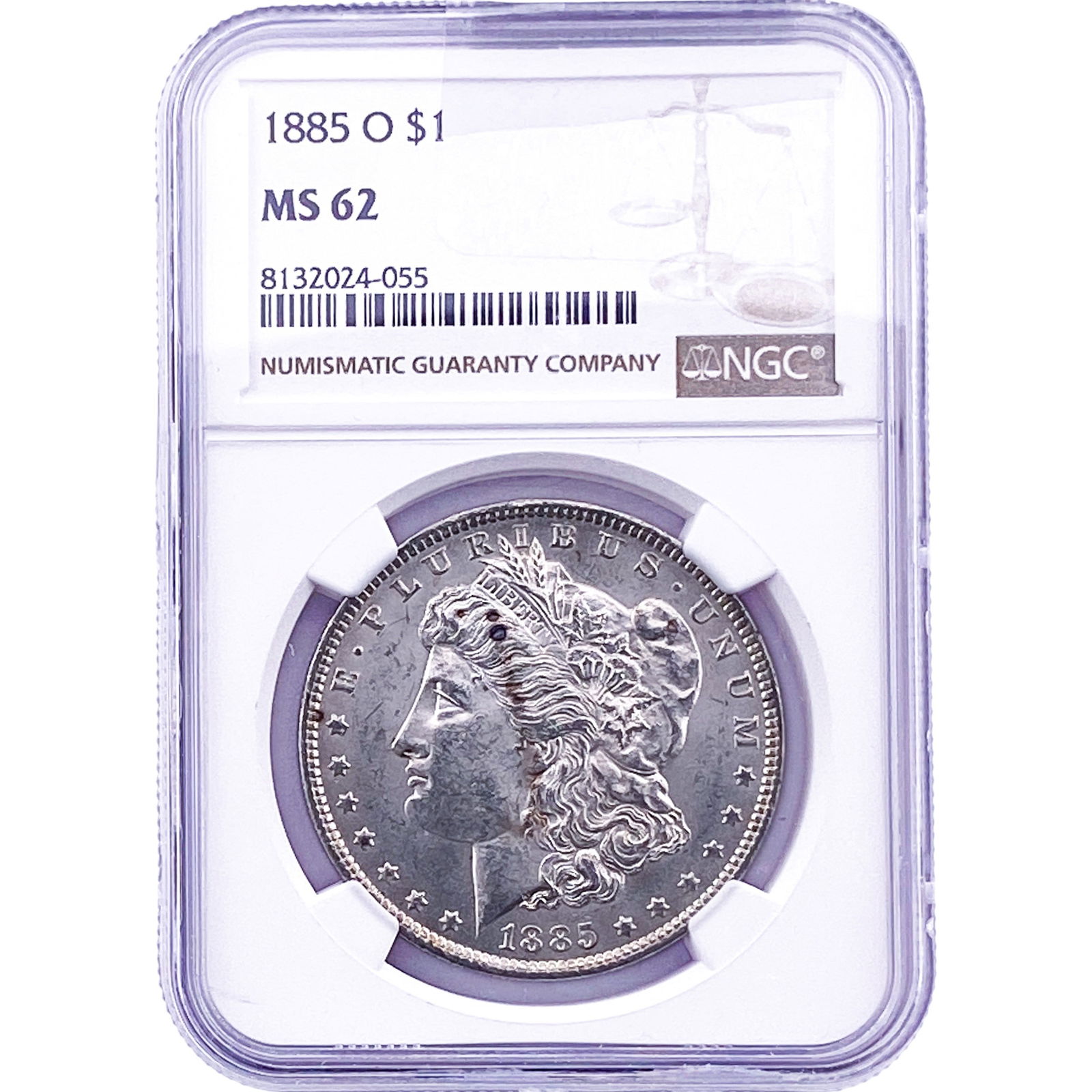 1885-O Morgan Silver Dollar NGC MS62 (1 of 2)