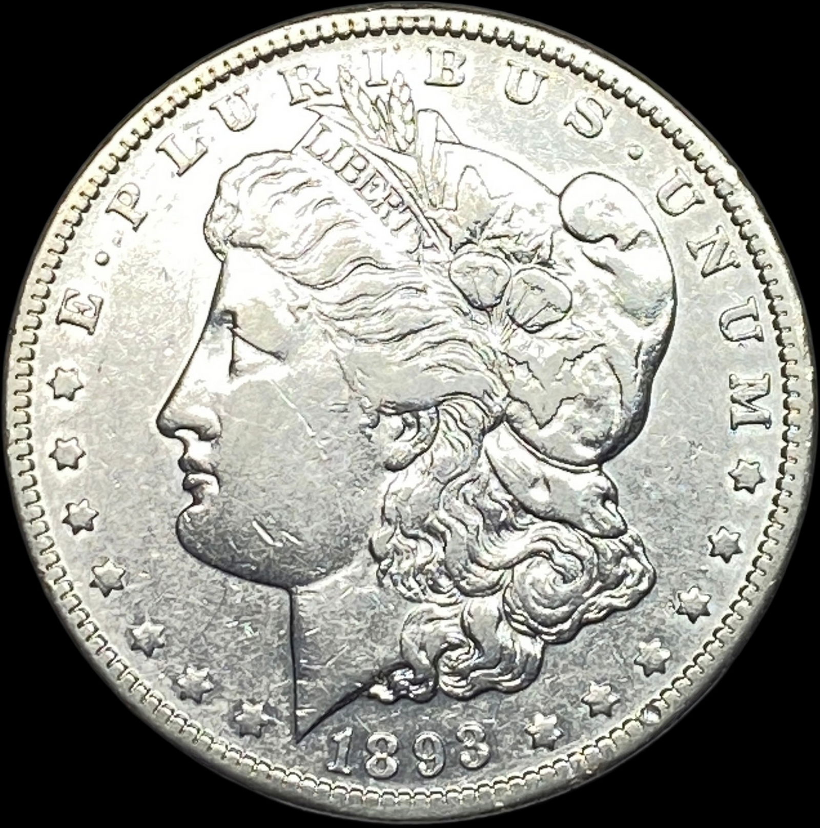 1893 Silver Morgan Dollar CLOSELY UNCIRCULATED (1 of 2)