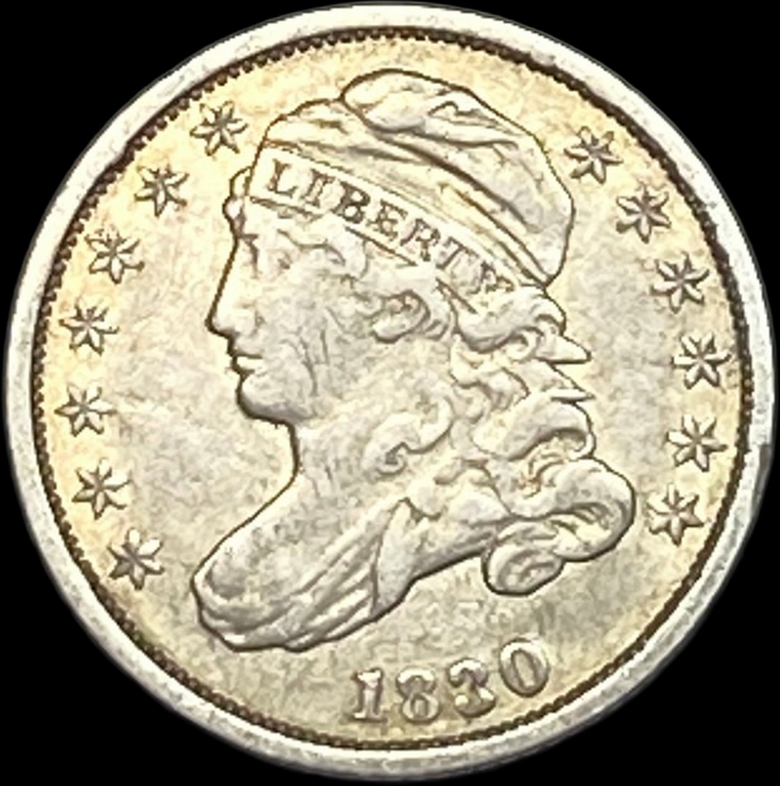 1830 Capped Bust Dime NEARLY UNCIRCULATED (1 of 2)