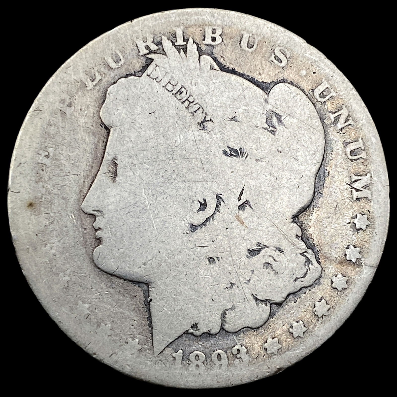 1893-O Silver Morgan Dollar NICELY CIRCULATED (1 of 2)