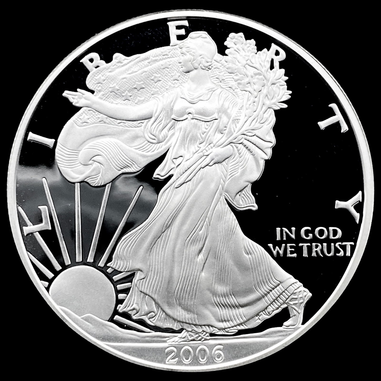 2006-W Silver American Eagle Proof $1 GEM PROOF (1 of 2)