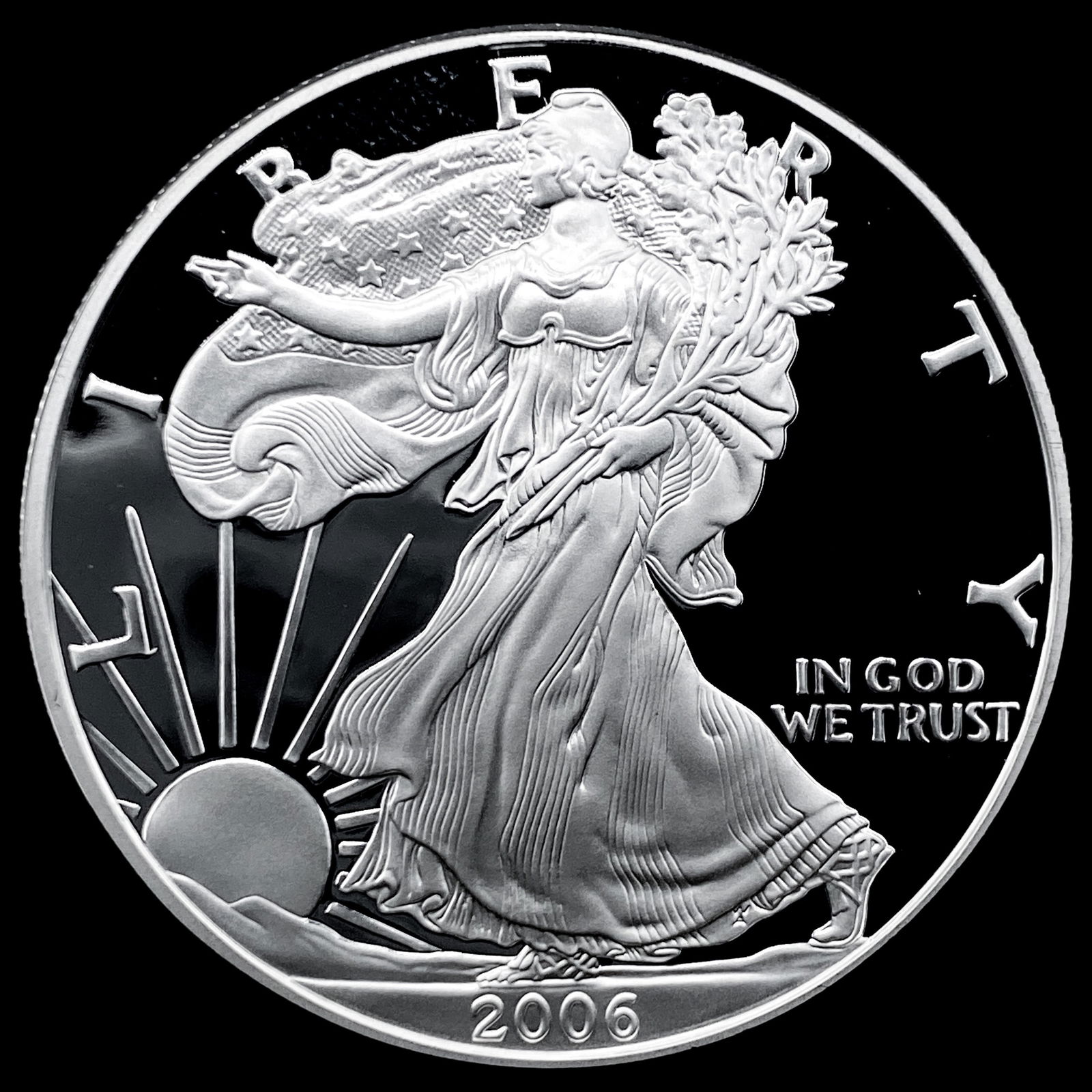 2006-W Silver American Eagle $1 GEM PROOF (1 of 2)