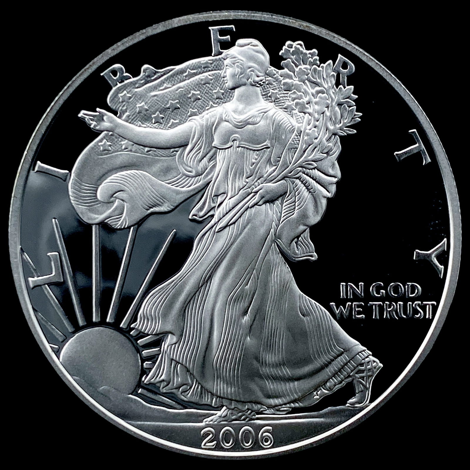 2006-W Silver American Eagle $1 GEM PROOF (1 of 2)