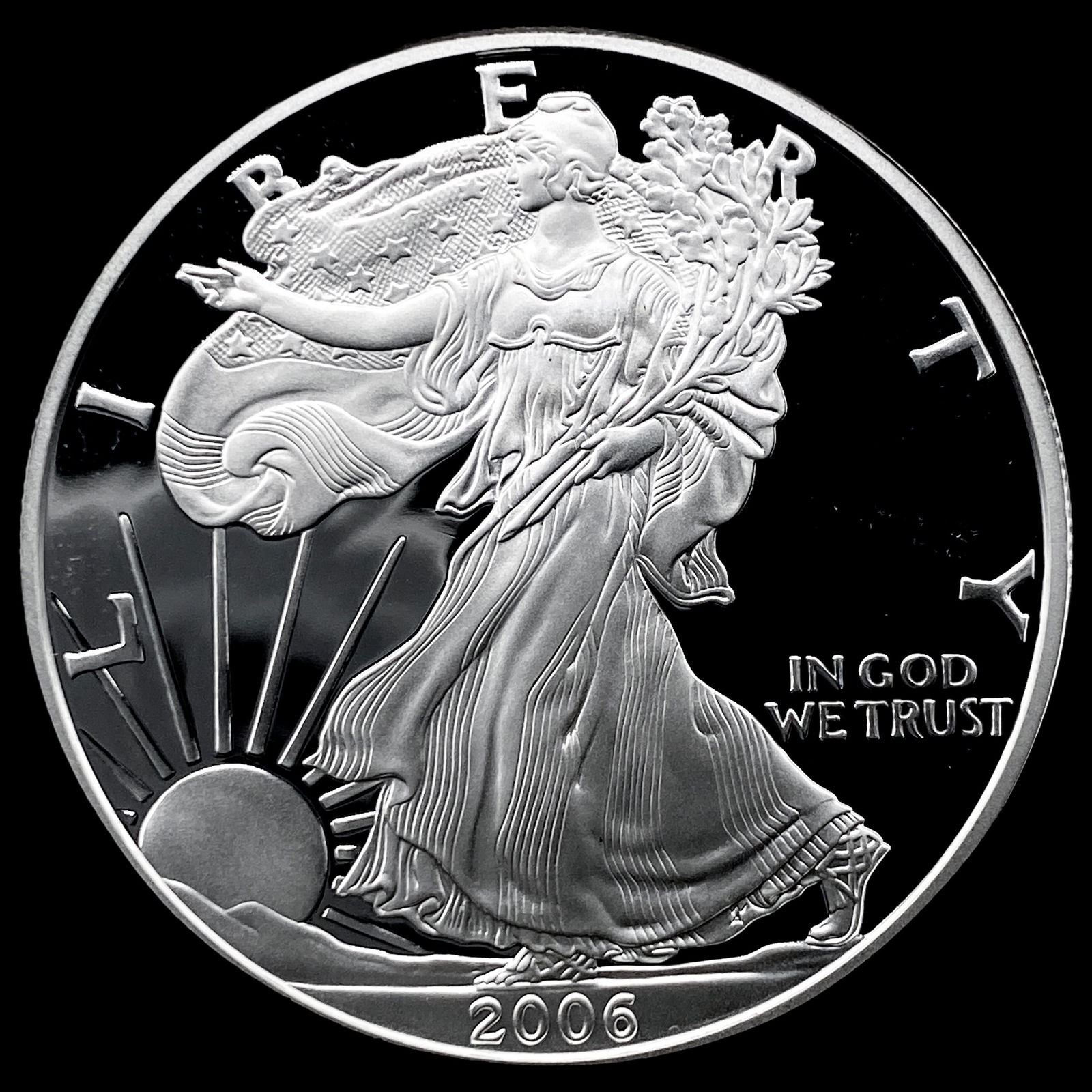 2006-W Silver American Eagle $1 GEM PROOF (1 of 2)