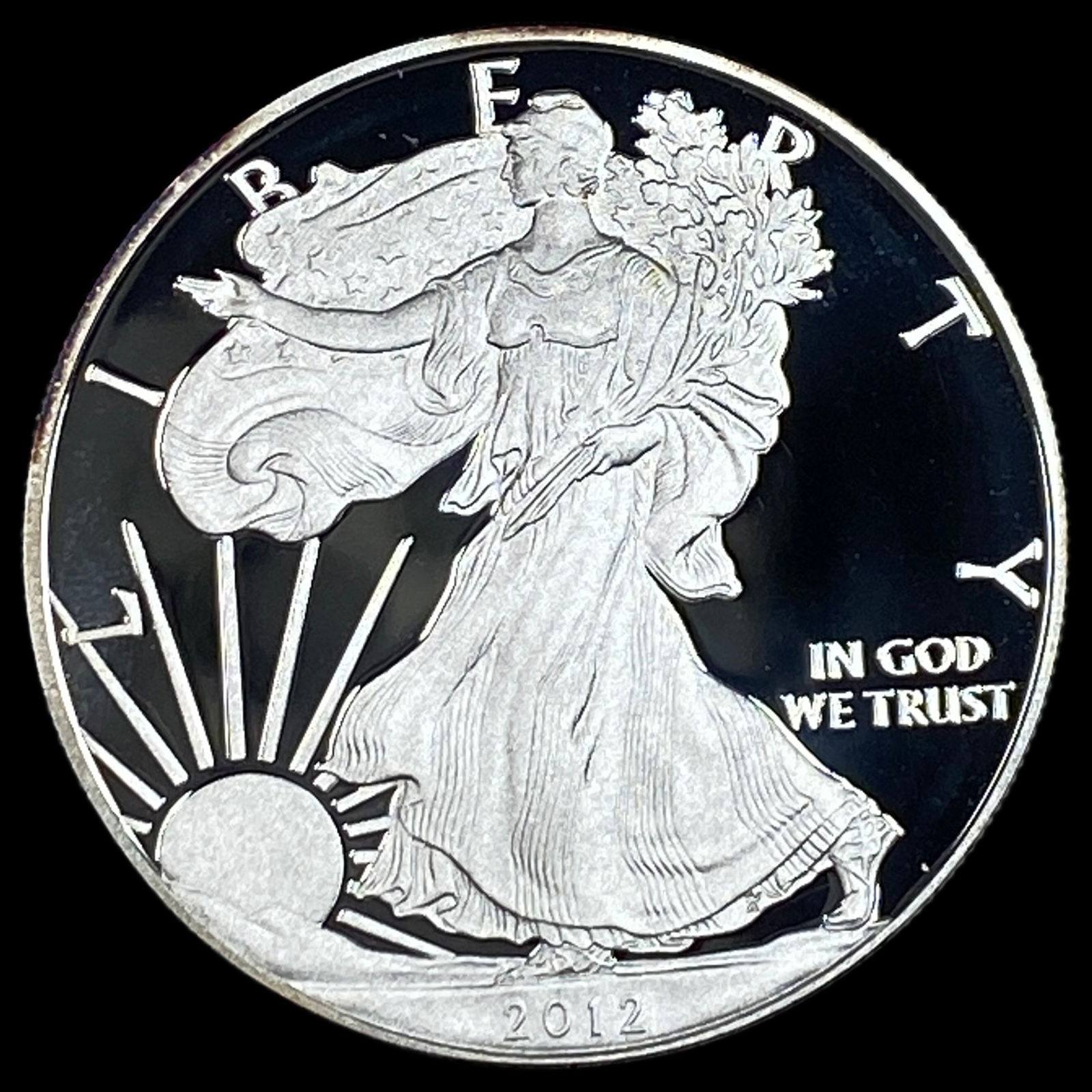 2012-S Silver American Eagle $1 GEM PROOF (1 of 2)