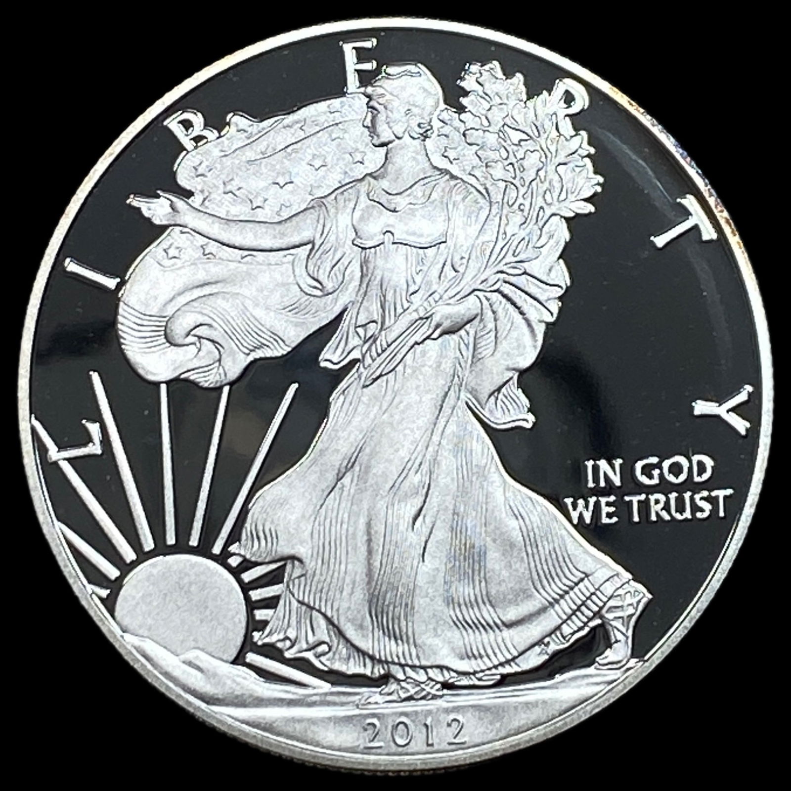 2012-S Silver American Eagle $1 GEM PROOF (1 of 2)