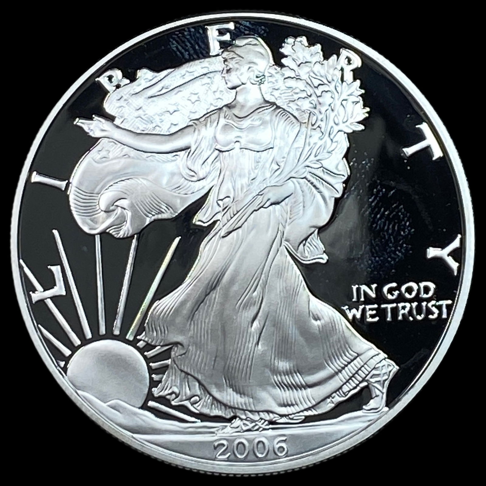 2006-W 1 oz Silver American Eagle GEM PROOF (1 of 2)