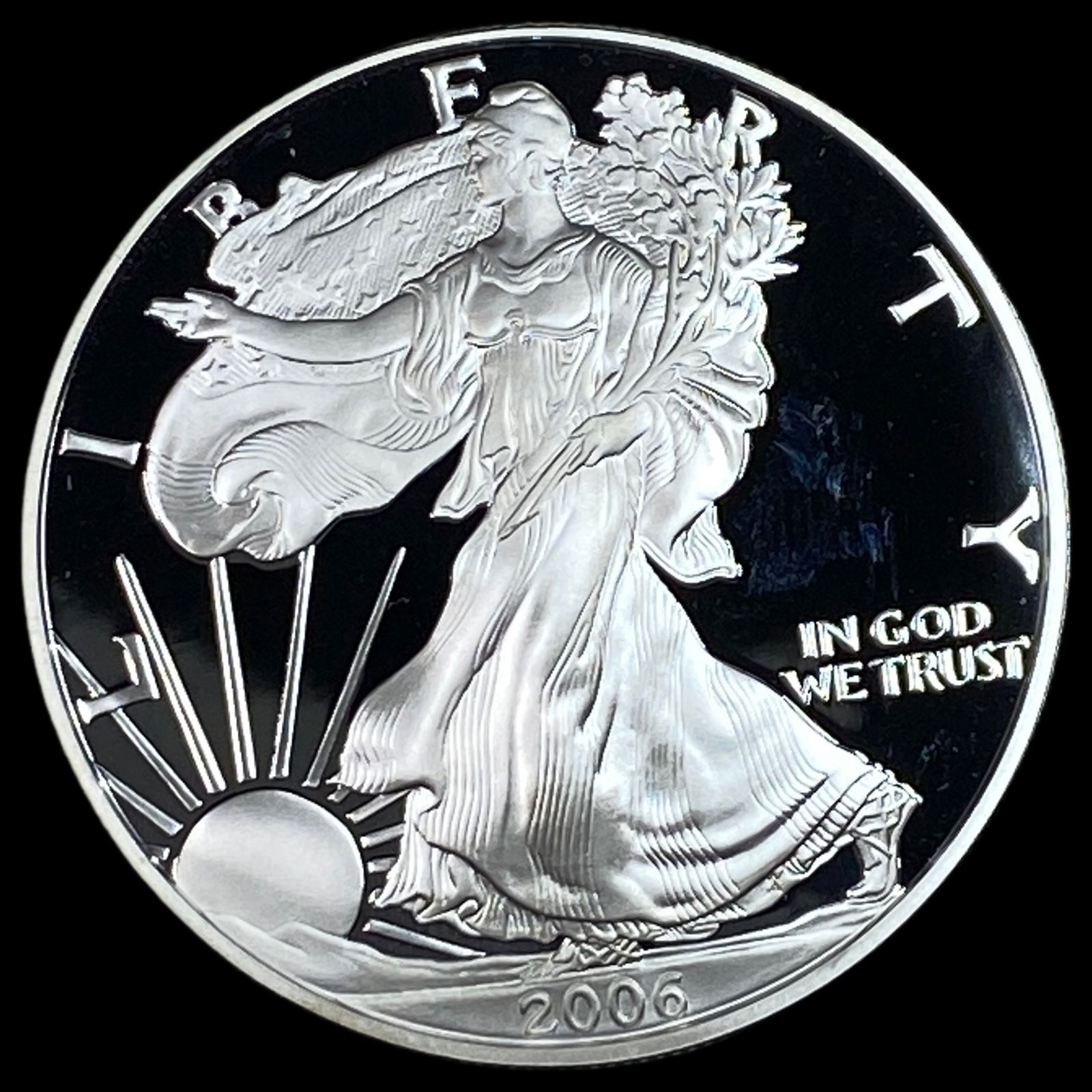 2006-W Silver American Eagle $1 GEM PROOF (1 of 2)