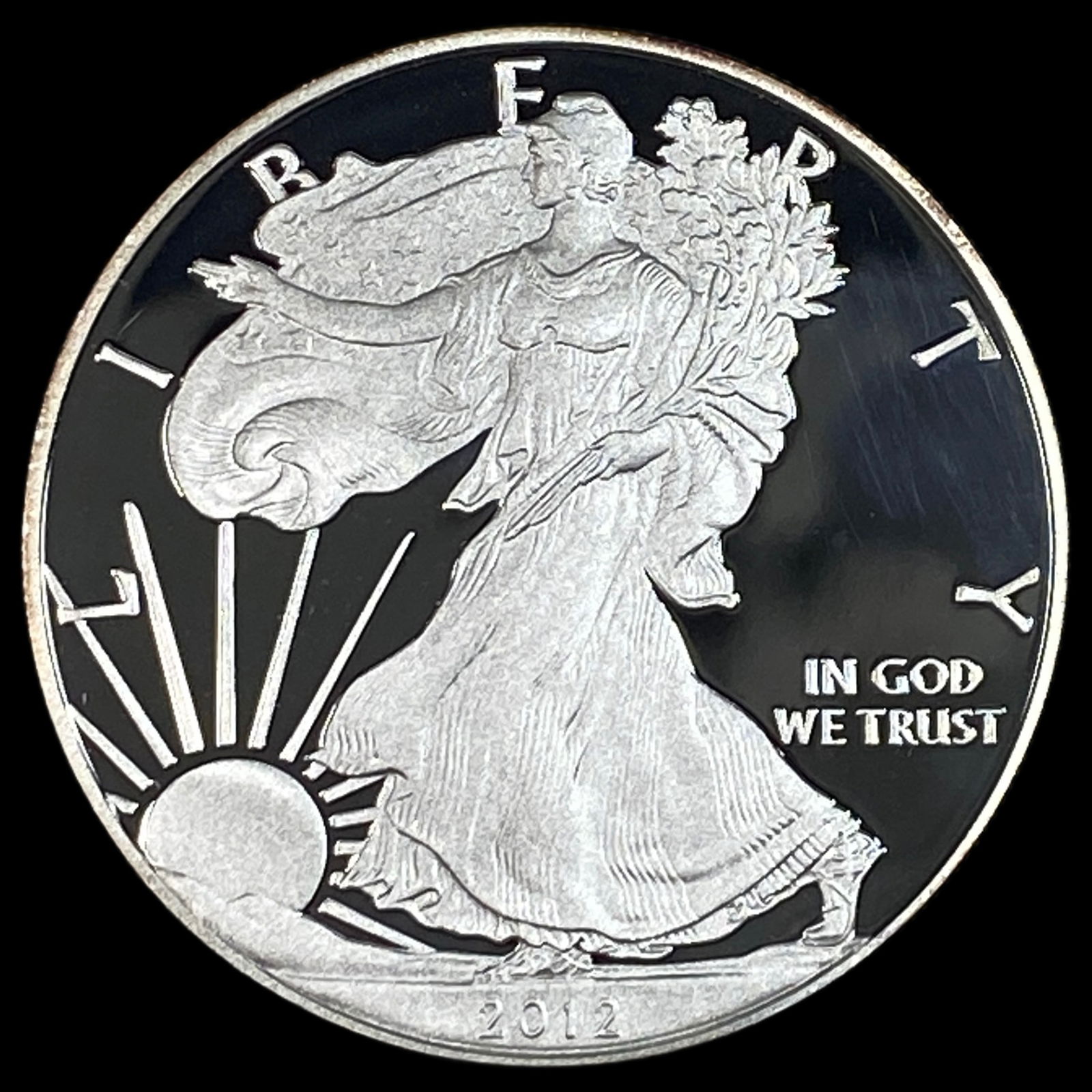 2012-S Silver American Eagle $1 GEM PROOF (1 of 2)