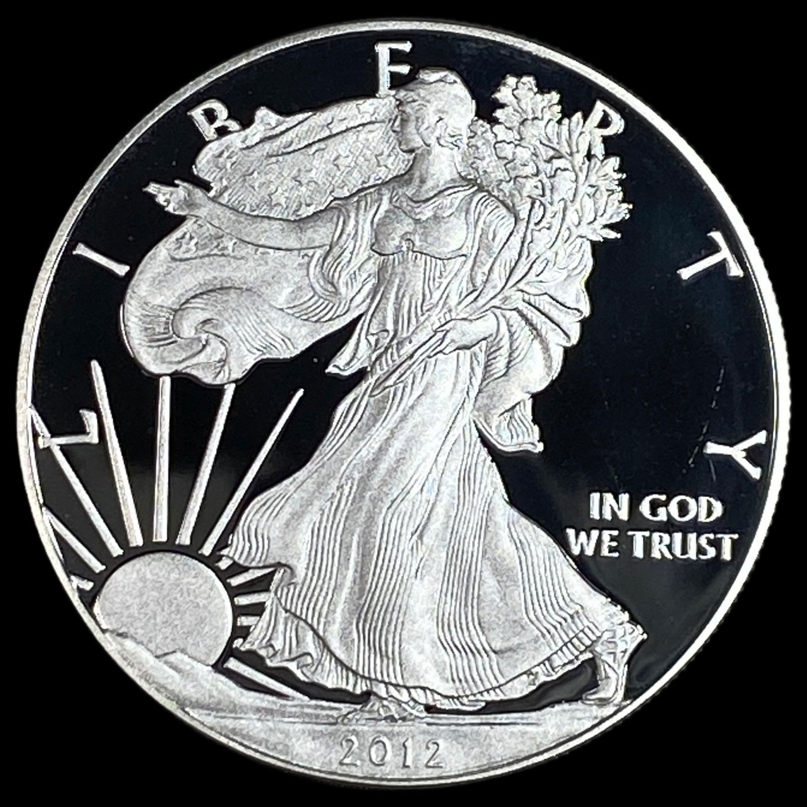 2012-S Silver American Eagle $1 GEM PROOF (1 of 2)
