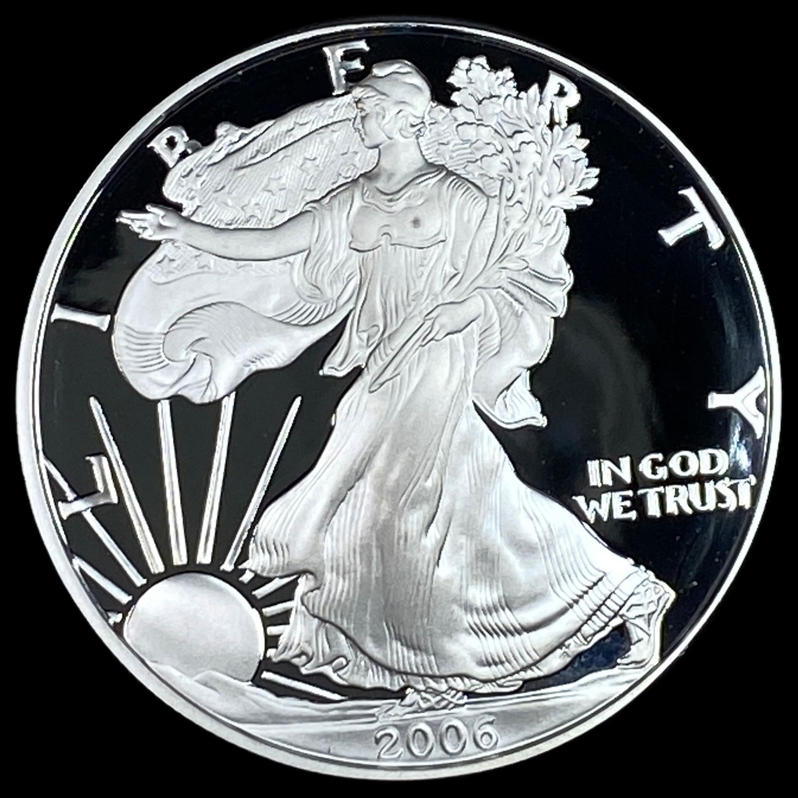2006-W Silver 1oz American Eagle GEM PROOF (1 of 2)