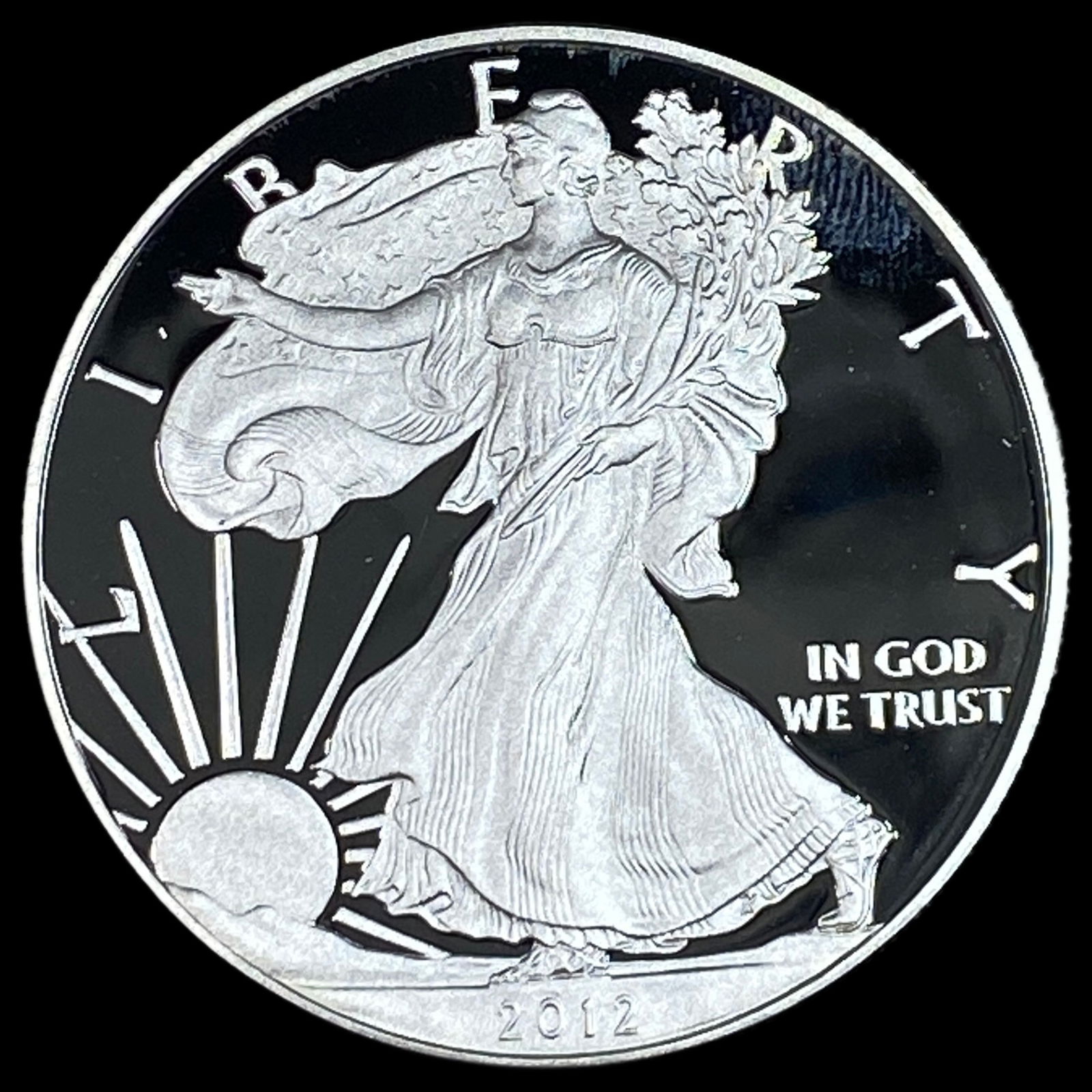 2012-S Silver American Eagle Proof $1 GEM PROOF (1 of 2)