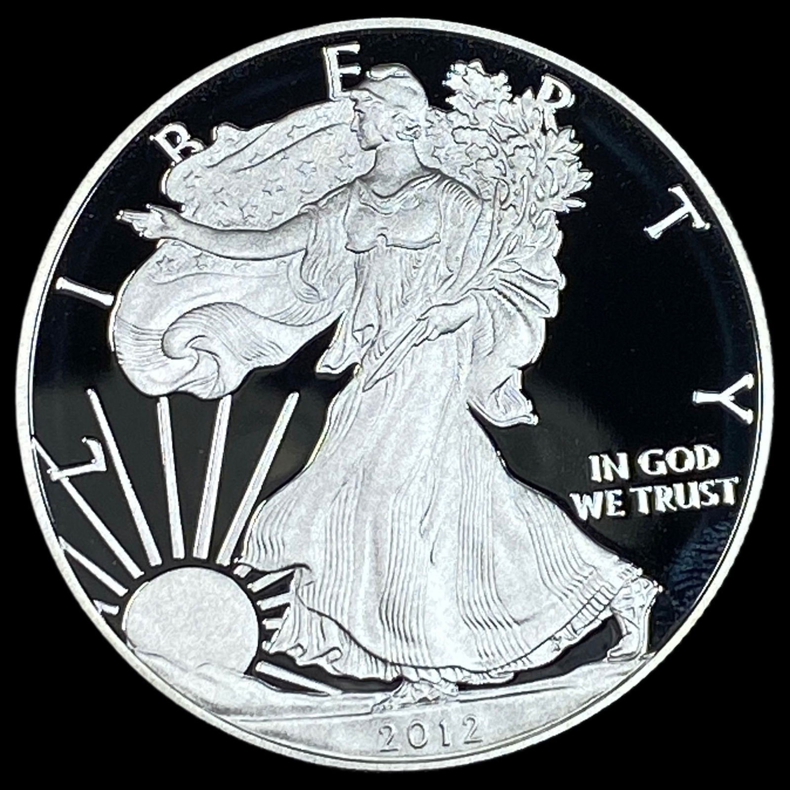 2012-S Silver American Eagle $1 GEM PROOF (1 of 2)